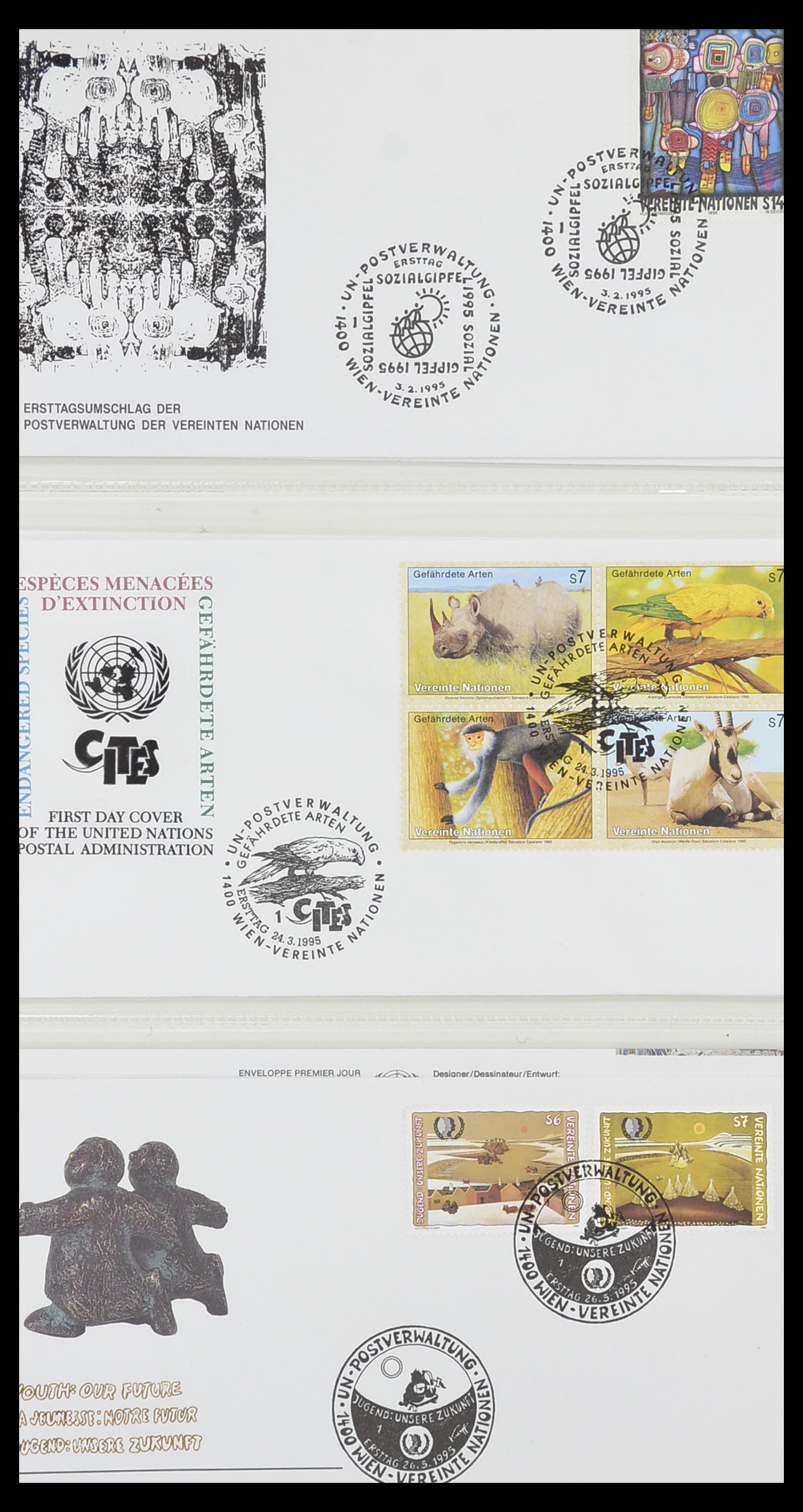 33535 105 - Postzegelverzameling 33535 Verenigde Naties 1951-2008.