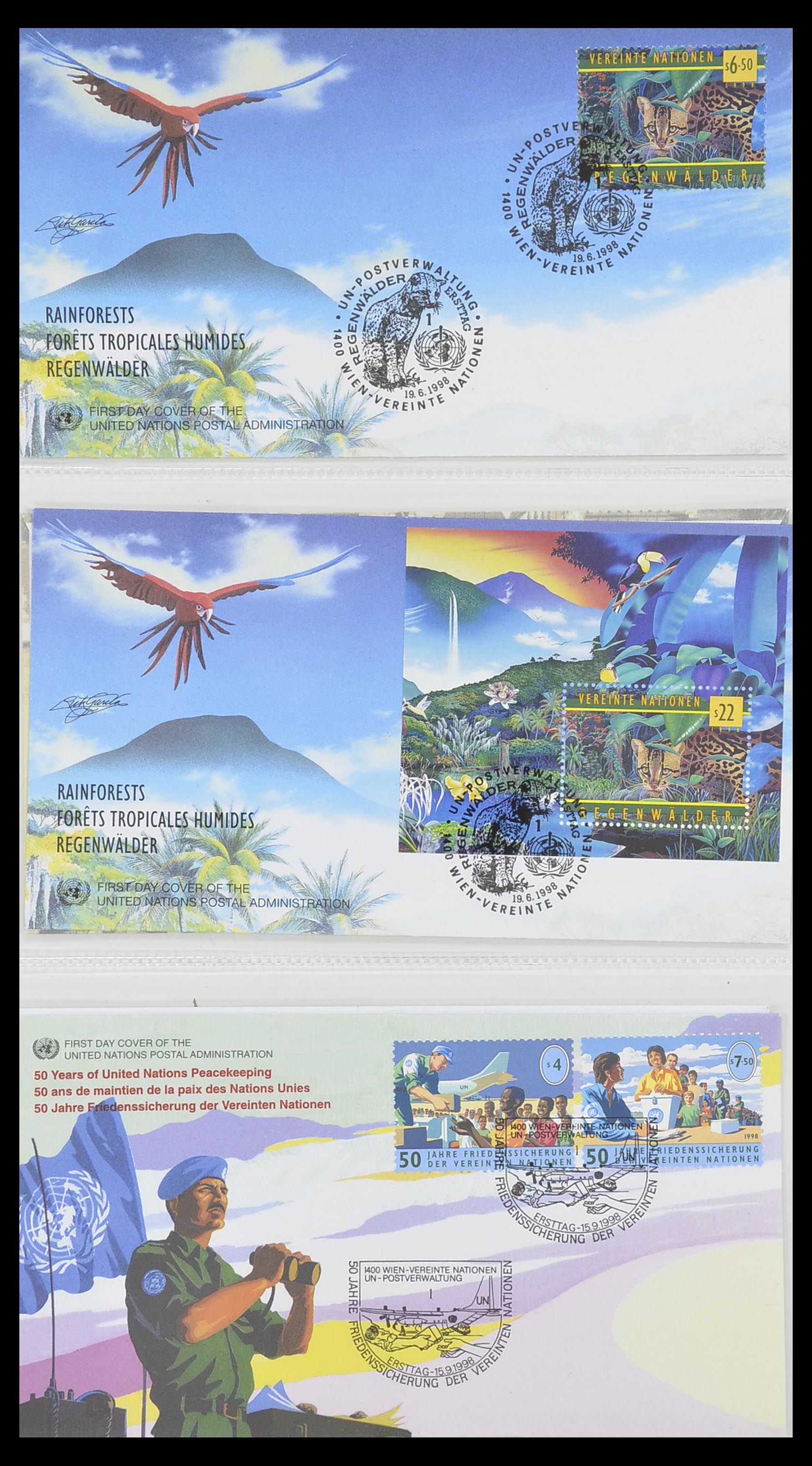33535 113 - Postzegelverzameling 33535 Verenigde Naties 1951-2008.