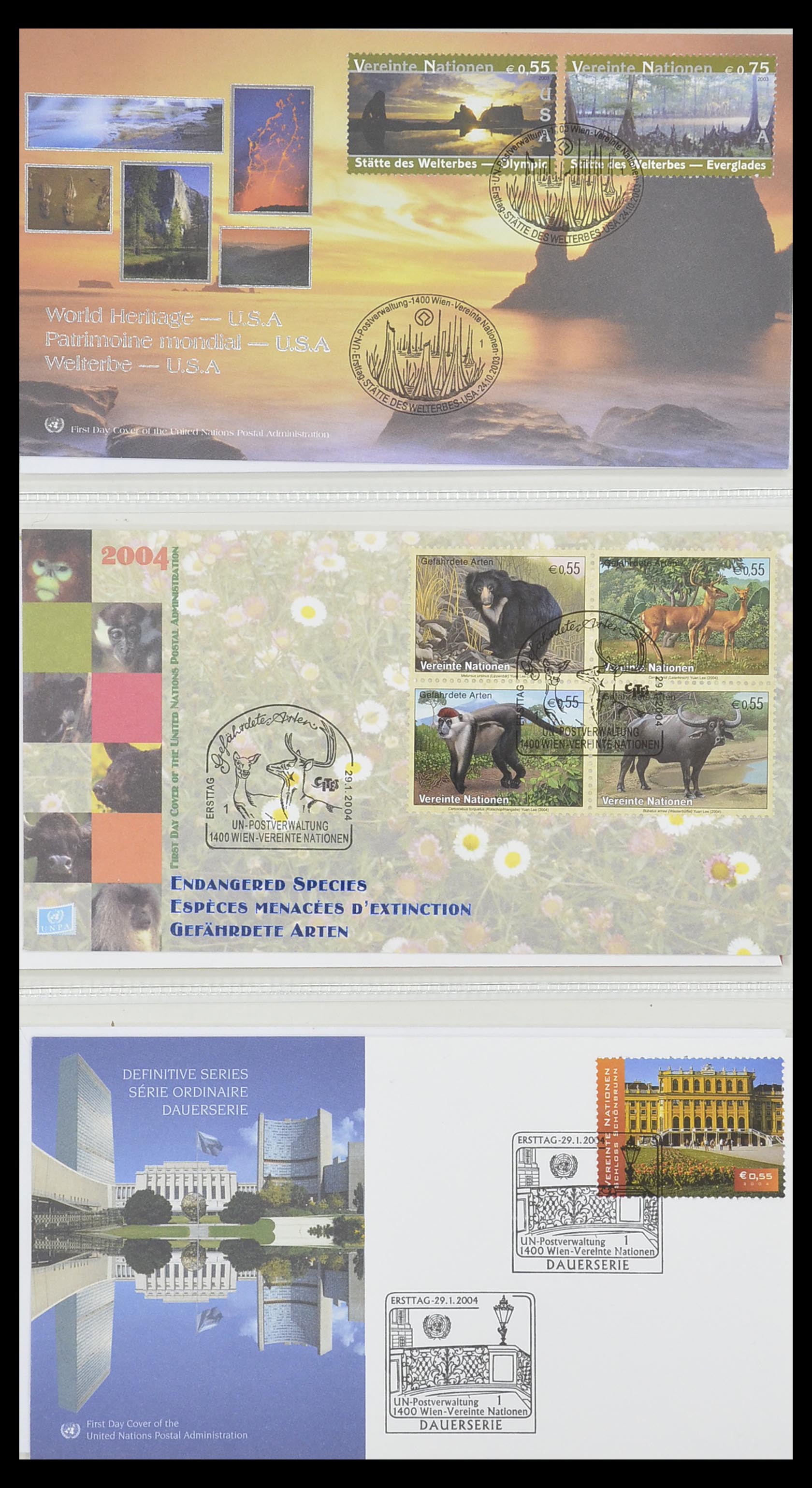 33535 125 - Postzegelverzameling 33535 Verenigde Naties 1951-2008.
