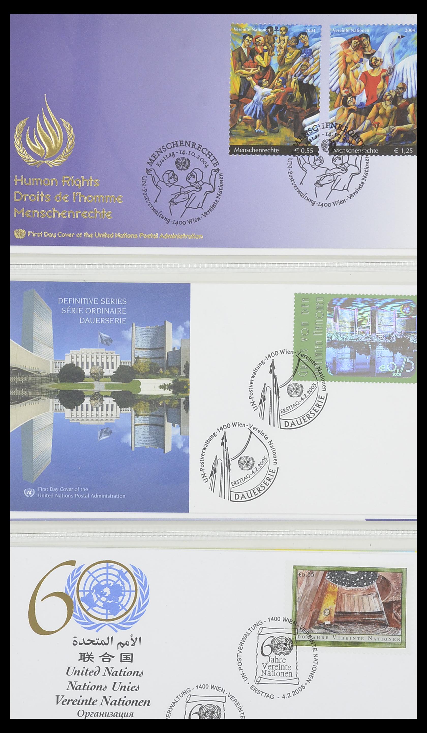 33535 130 - Postzegelverzameling 33535 Verenigde Naties 1951-2008.