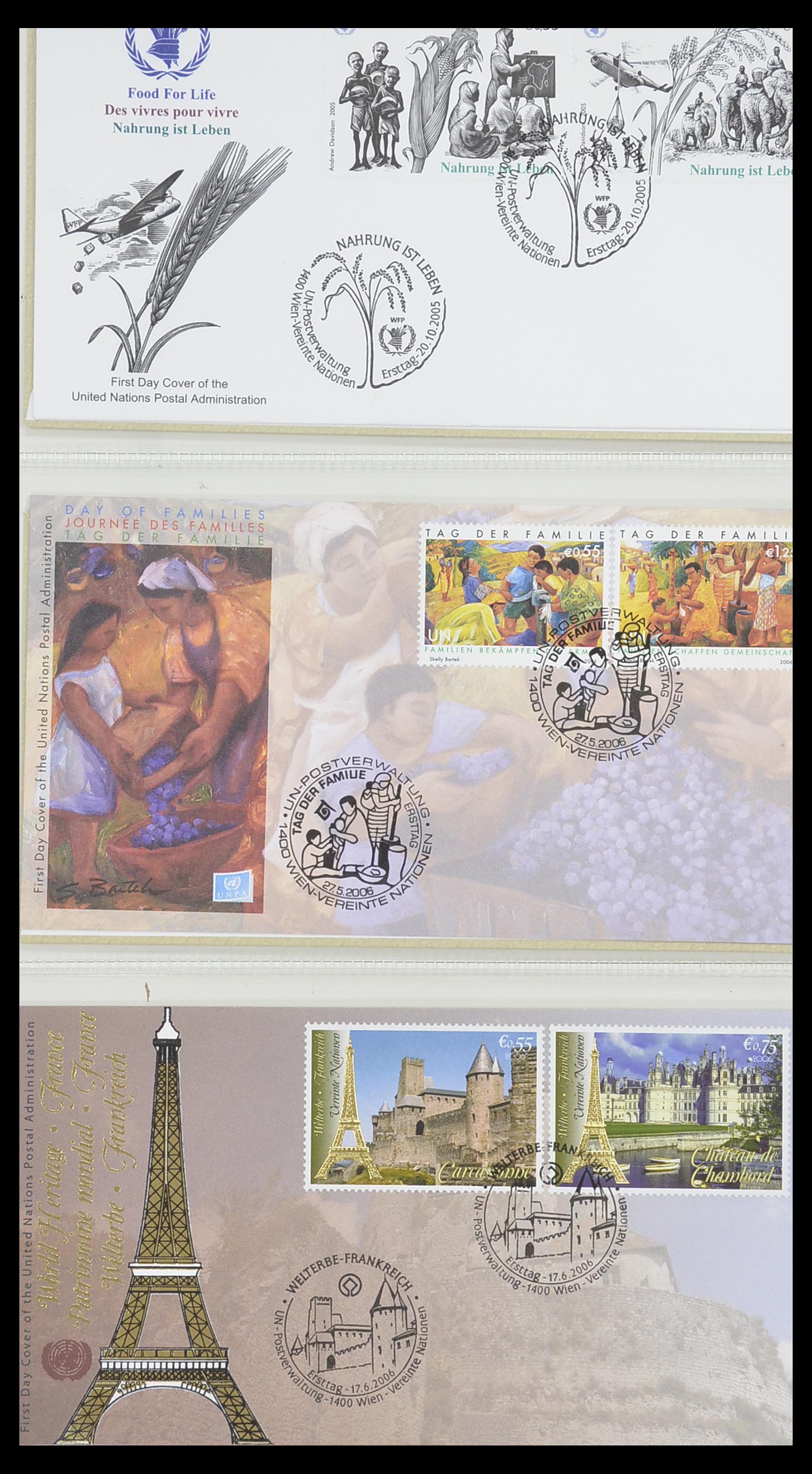 33535 134 - Postzegelverzameling 33535 Verenigde Naties 1951-2008.