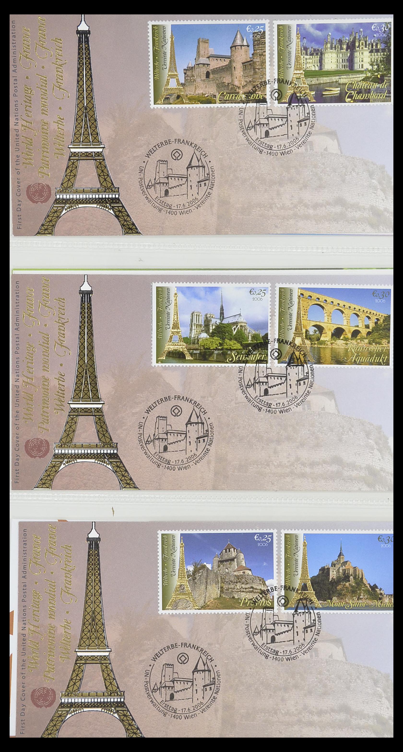 33535 136 - Postzegelverzameling 33535 Verenigde Naties 1951-2008.