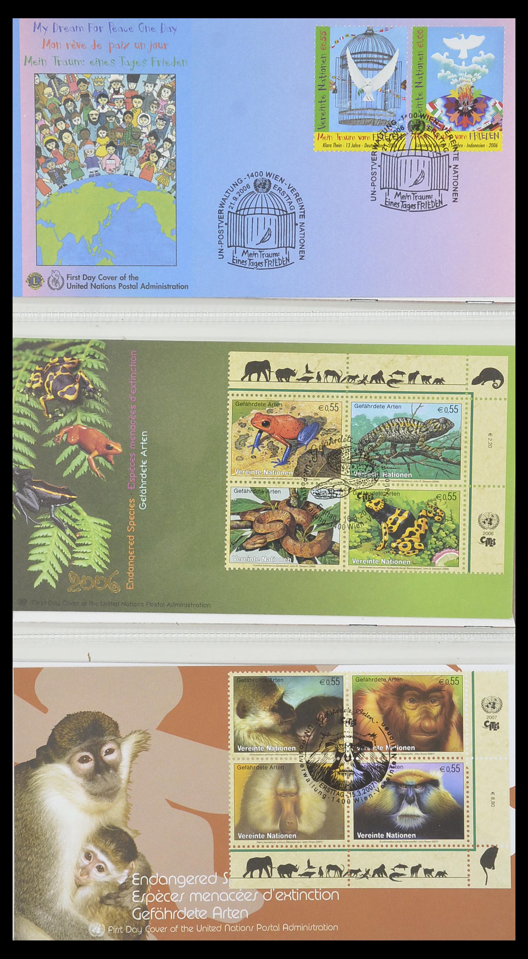 33535 137 - Postzegelverzameling 33535 Verenigde Naties 1951-2008.