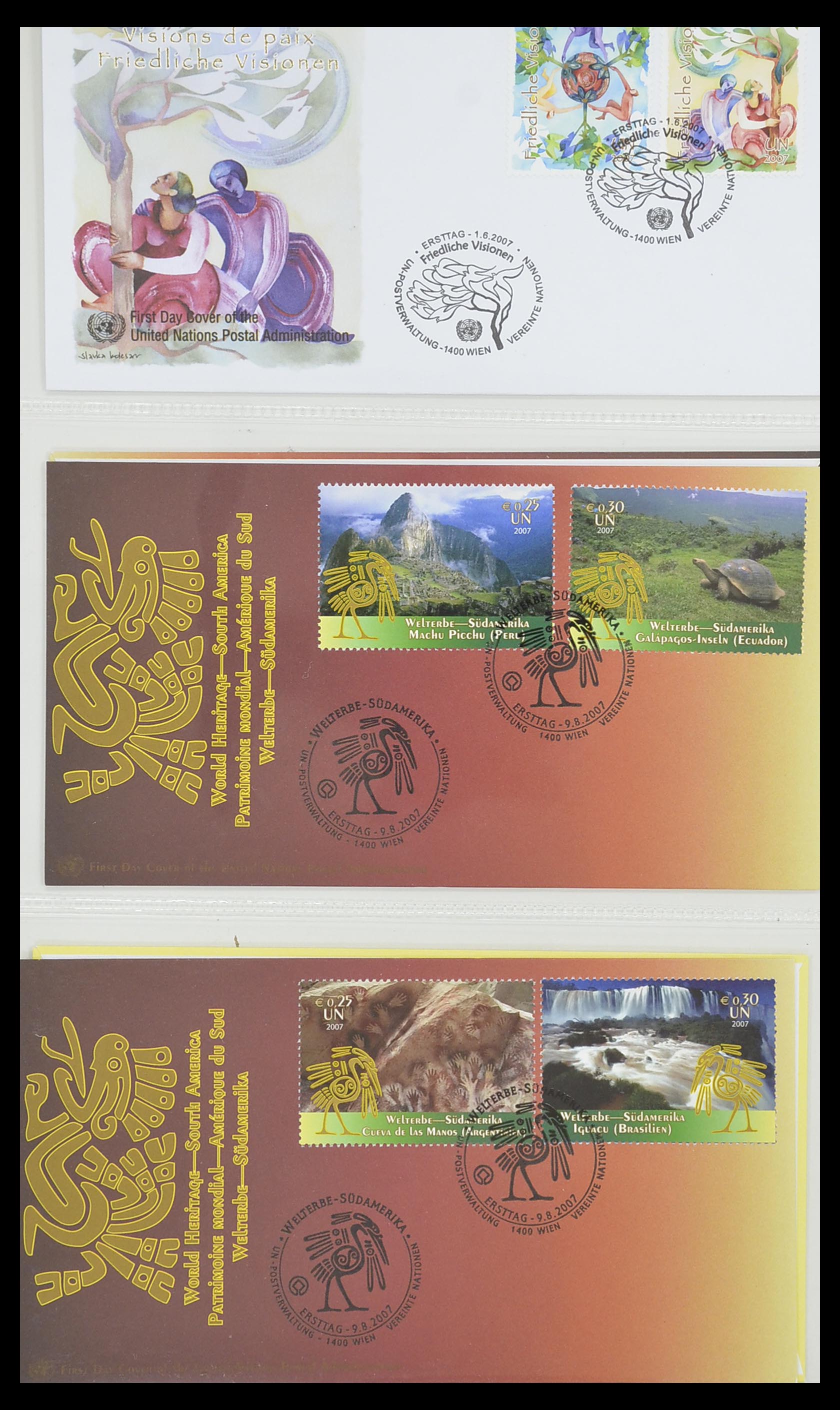 33535 140 - Postzegelverzameling 33535 Verenigde Naties 1951-2008.