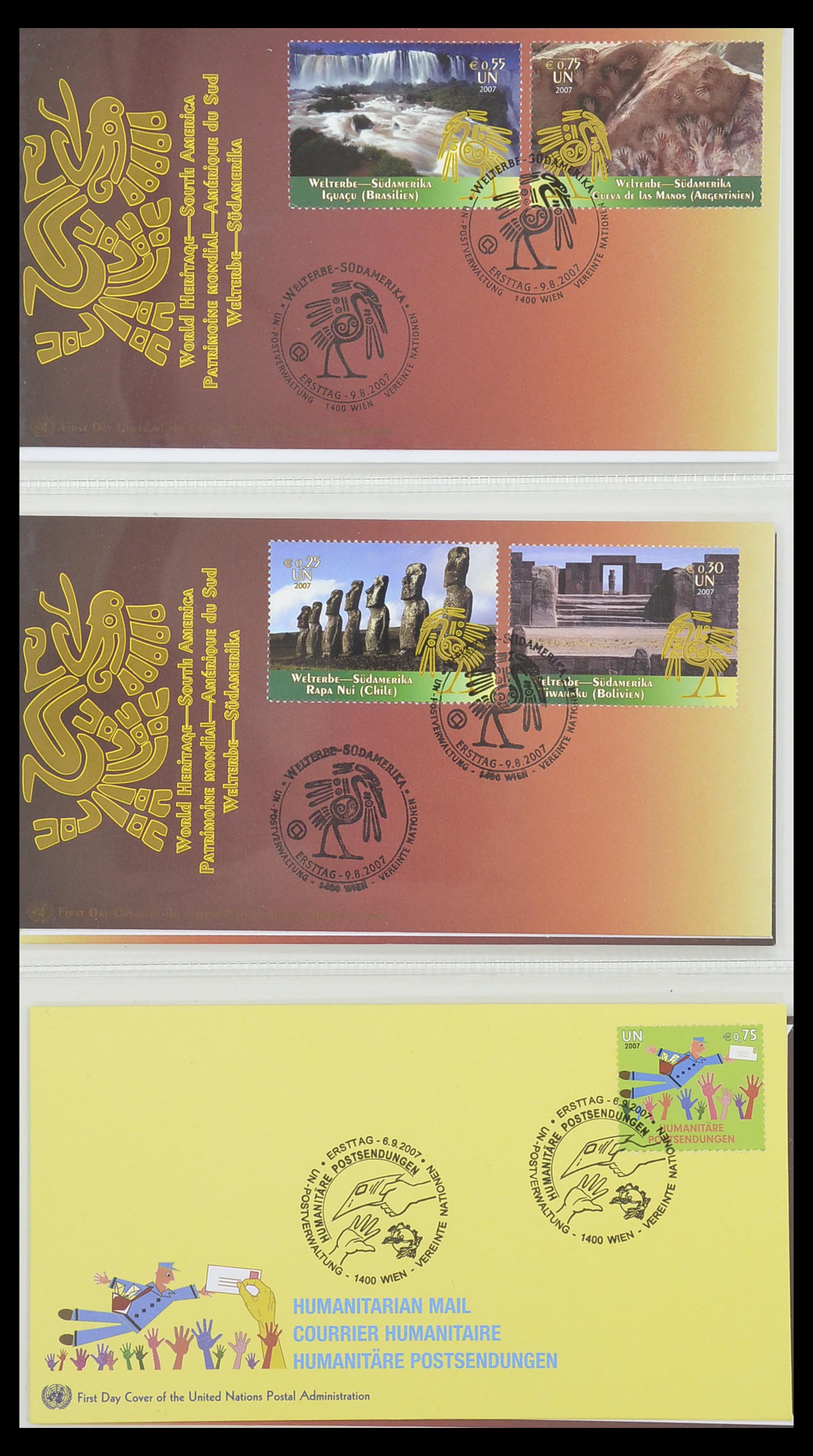 33535 141 - Postzegelverzameling 33535 Verenigde Naties 1951-2008.