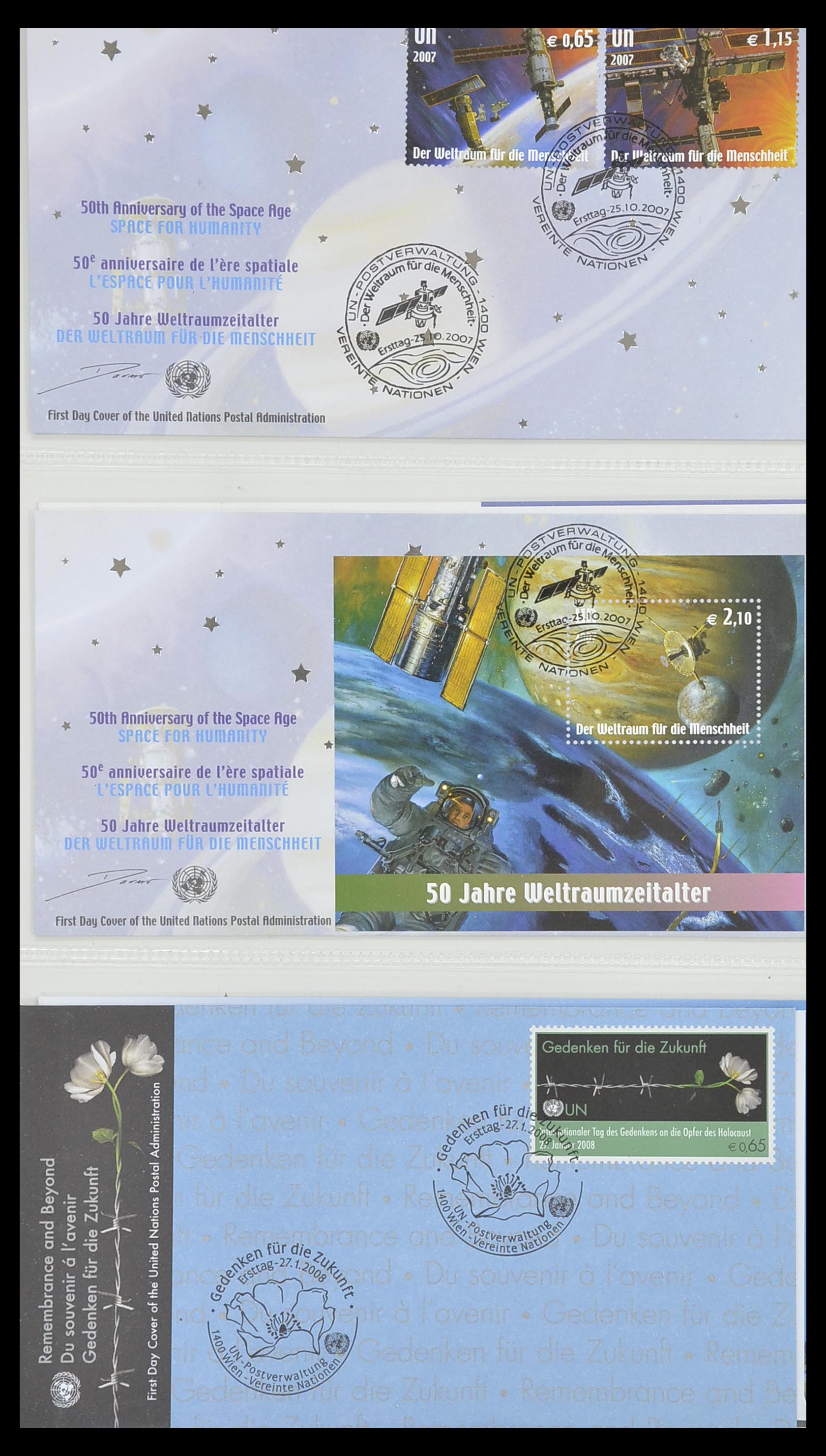 33535 142 - Postzegelverzameling 33535 Verenigde Naties 1951-2008.