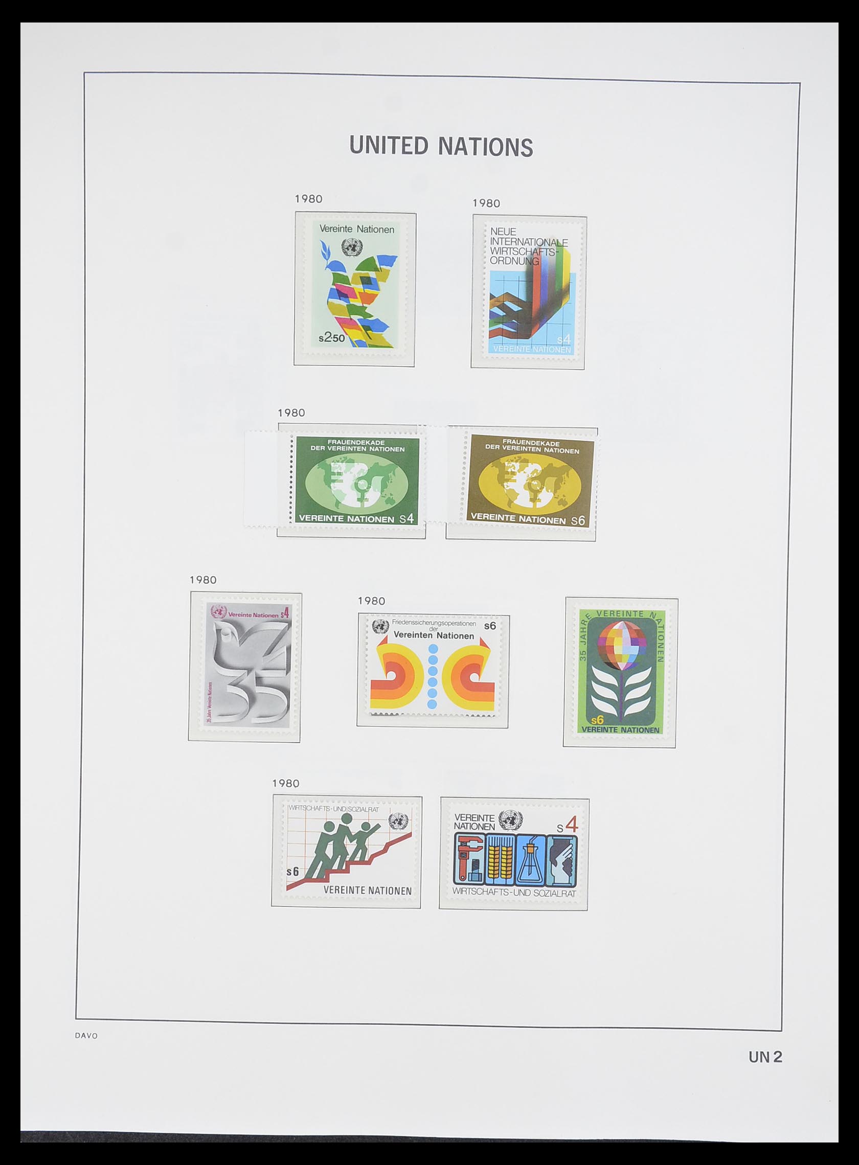 33535 150 - Postzegelverzameling 33535 Verenigde Naties 1951-2008.