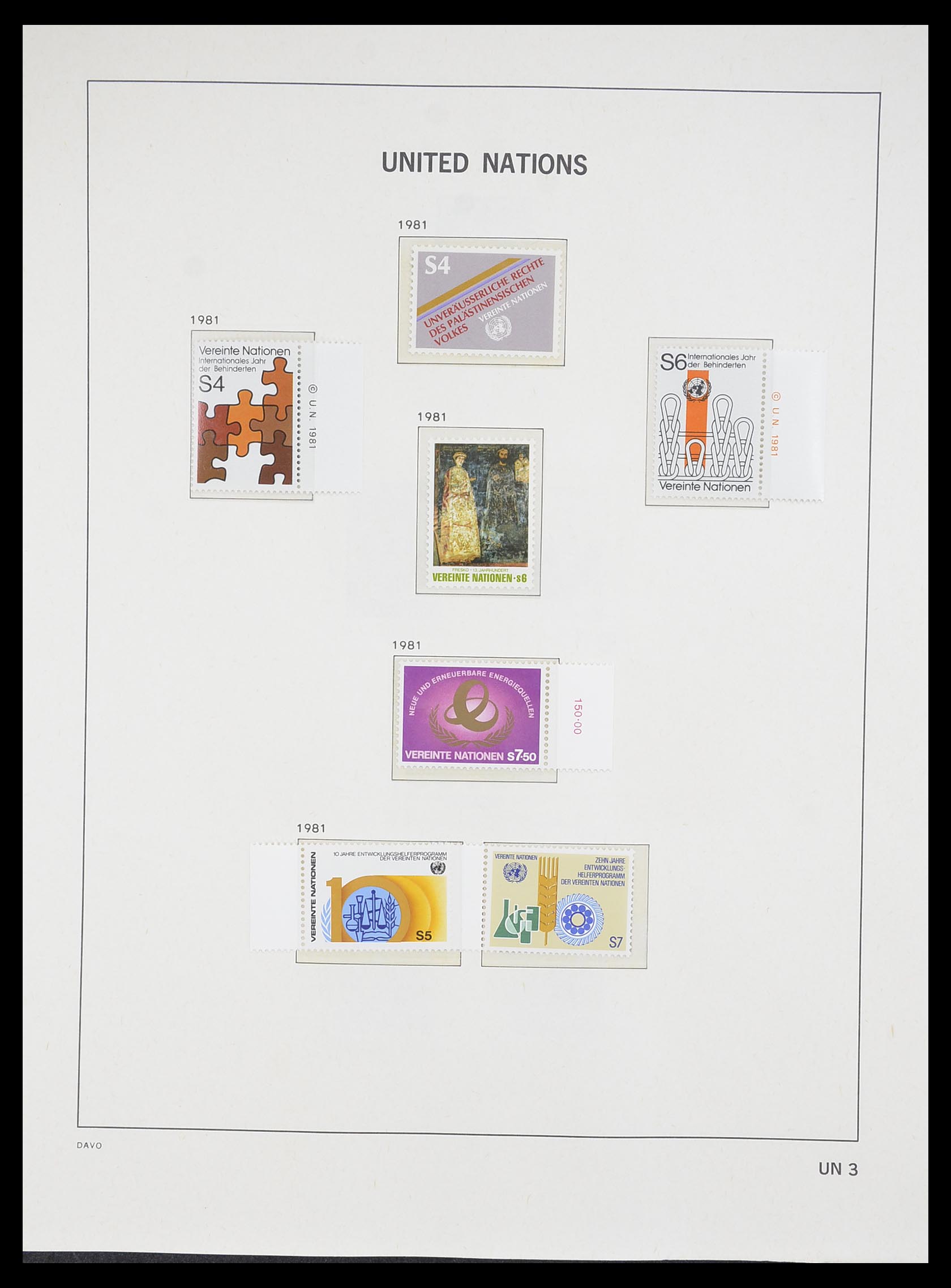 33535 151 - Postzegelverzameling 33535 Verenigde Naties 1951-2008.