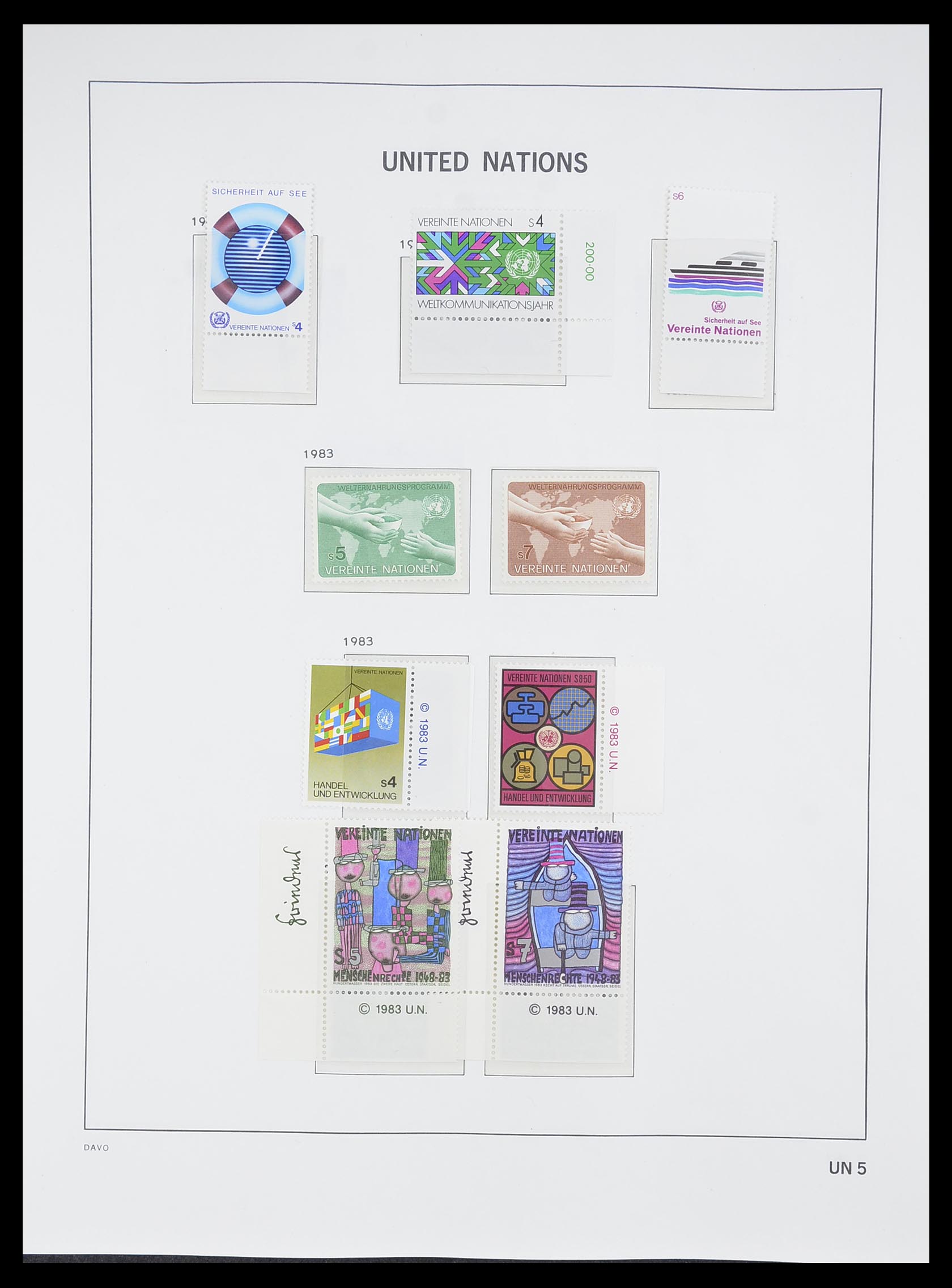 33535 153 - Postzegelverzameling 33535 Verenigde Naties 1951-2008.