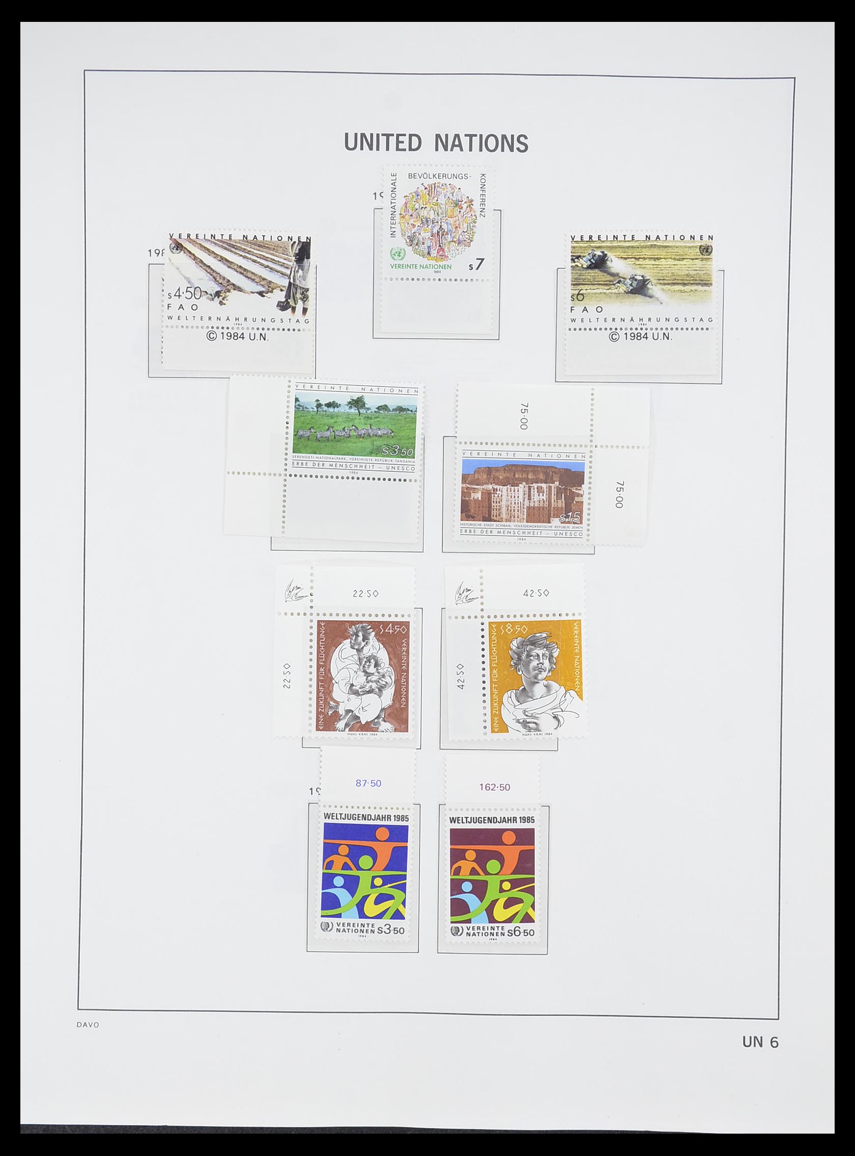 33535 154 - Postzegelverzameling 33535 Verenigde Naties 1951-2008.