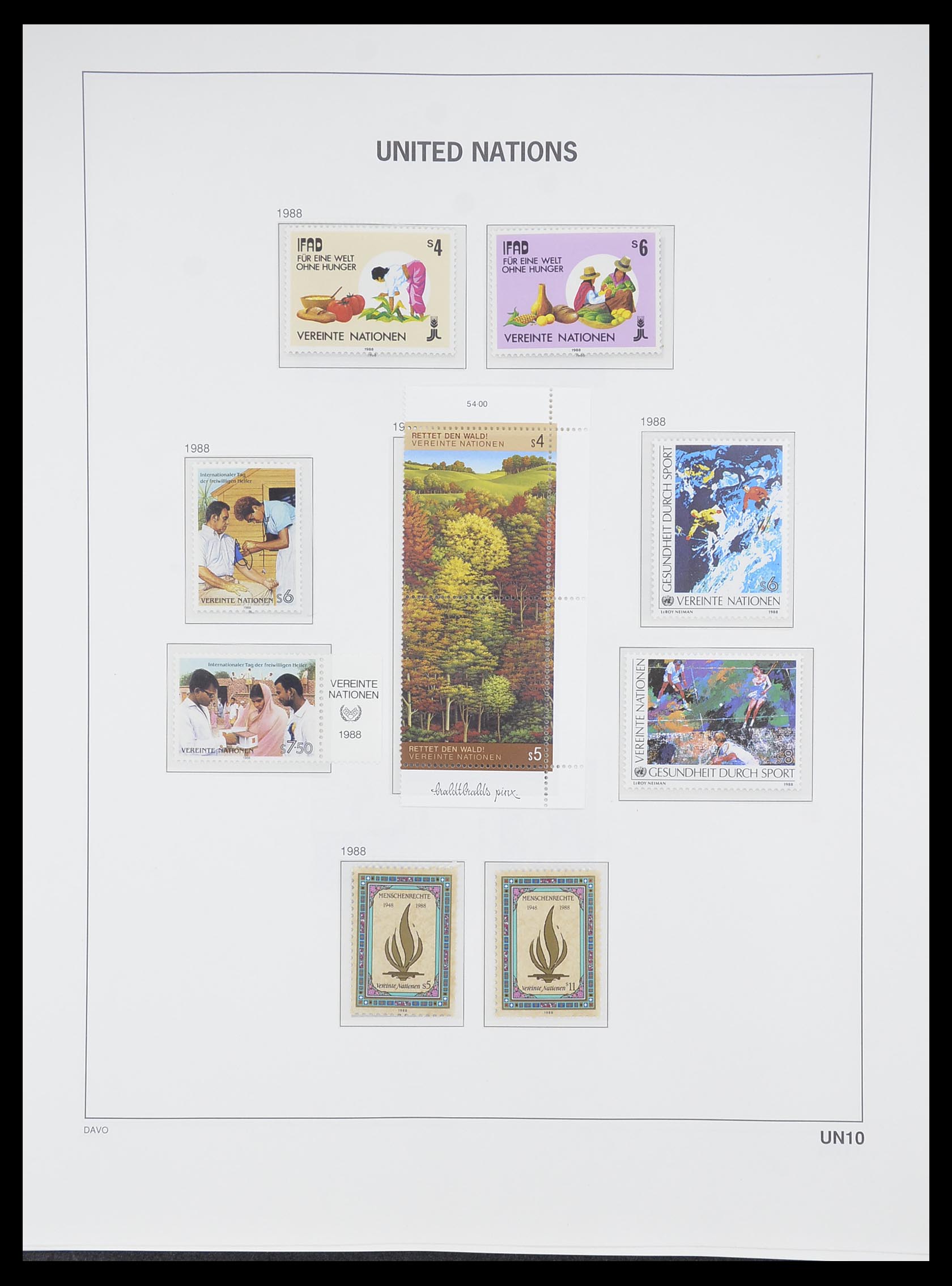 33535 158 - Postzegelverzameling 33535 Verenigde Naties 1951-2008.
