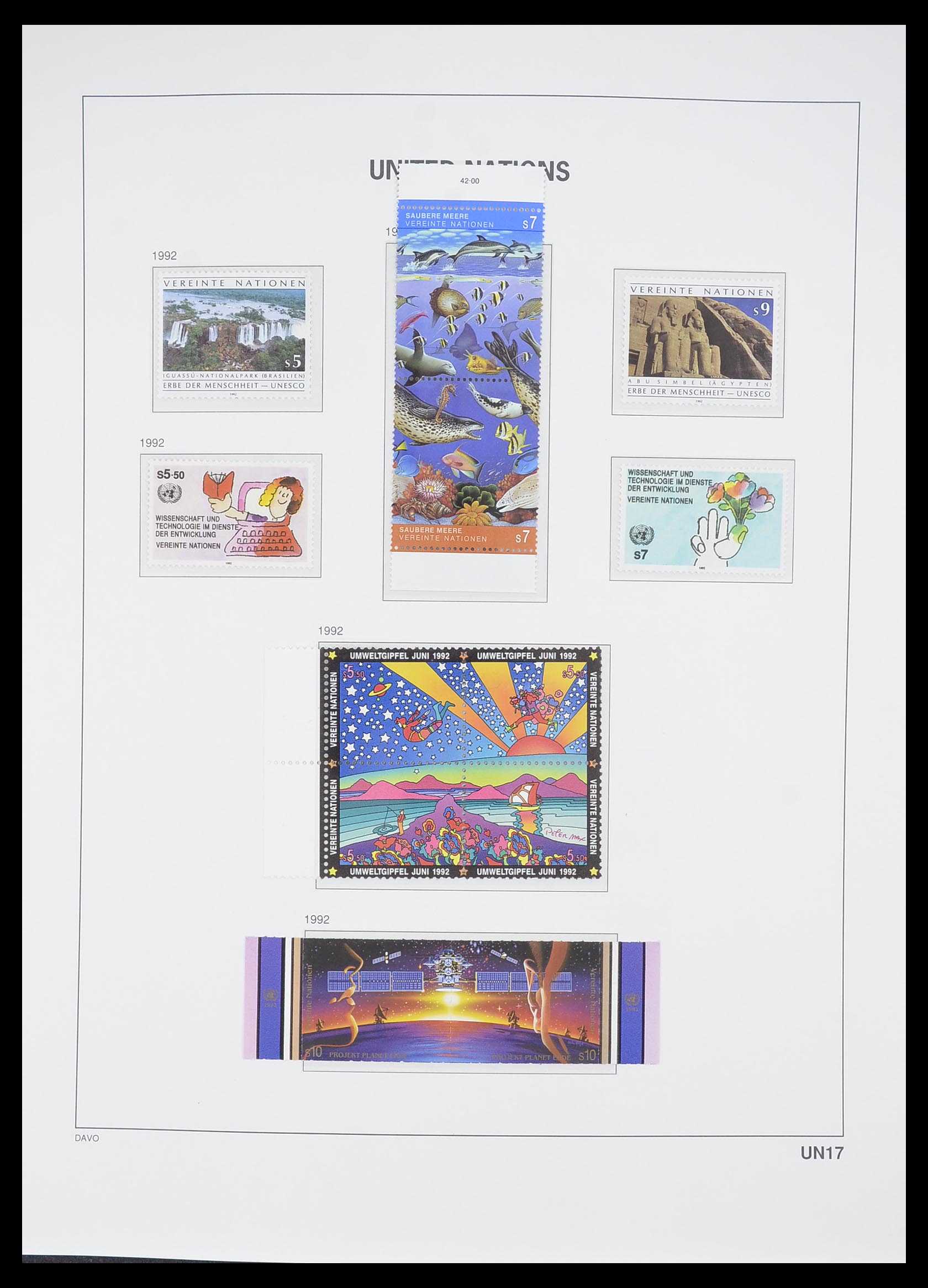 33535 165 - Postzegelverzameling 33535 Verenigde Naties 1951-2008.