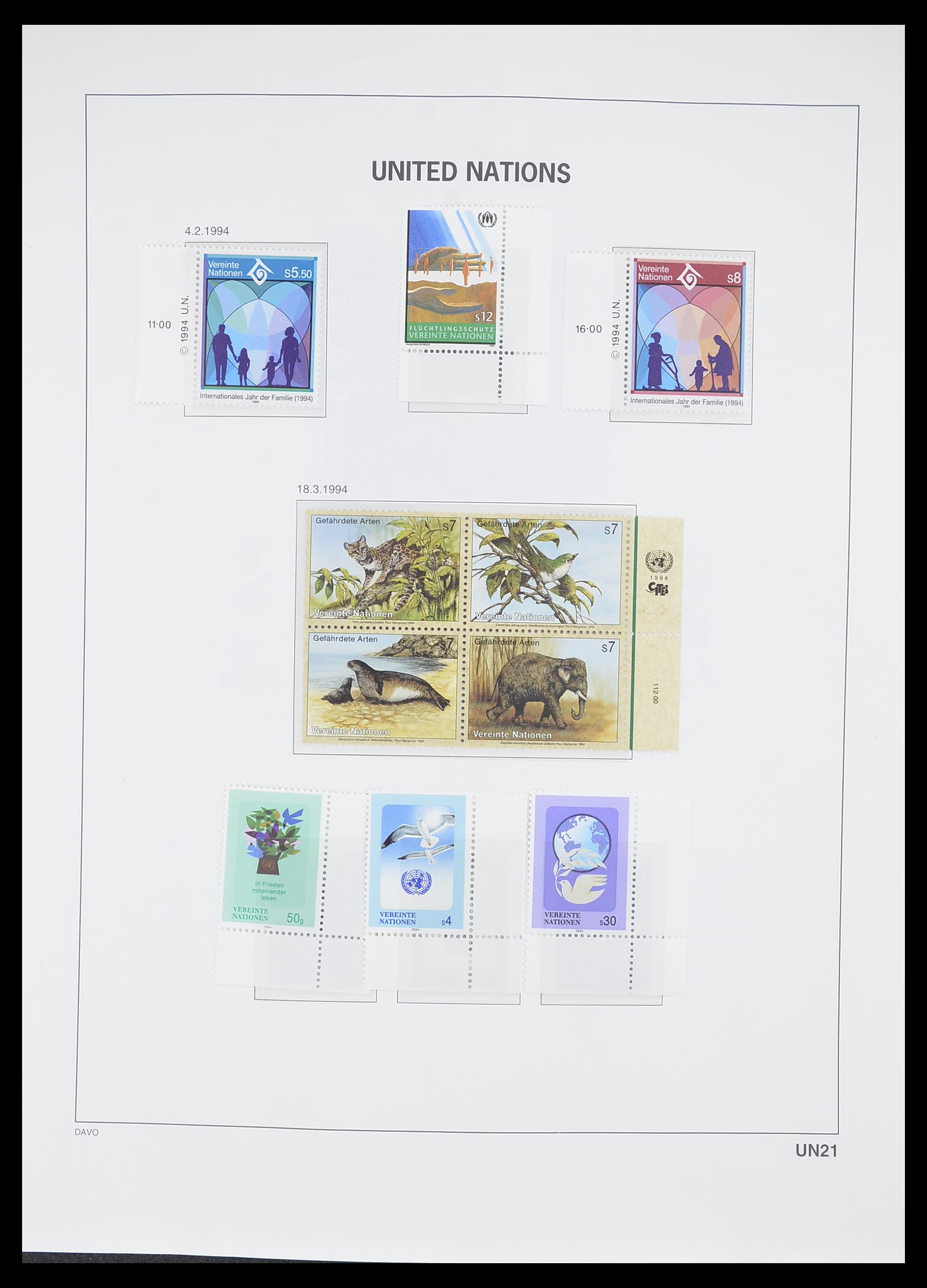 33535 169 - Postzegelverzameling 33535 Verenigde Naties 1951-2008.