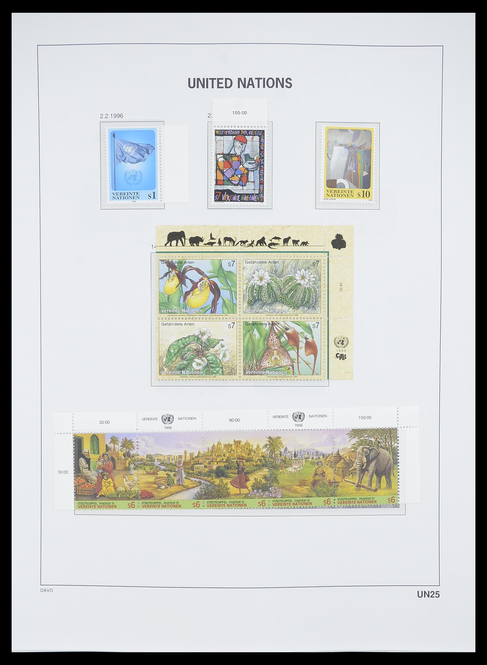 33535 172 - Postzegelverzameling 33535 Verenigde Naties 1951-2008.