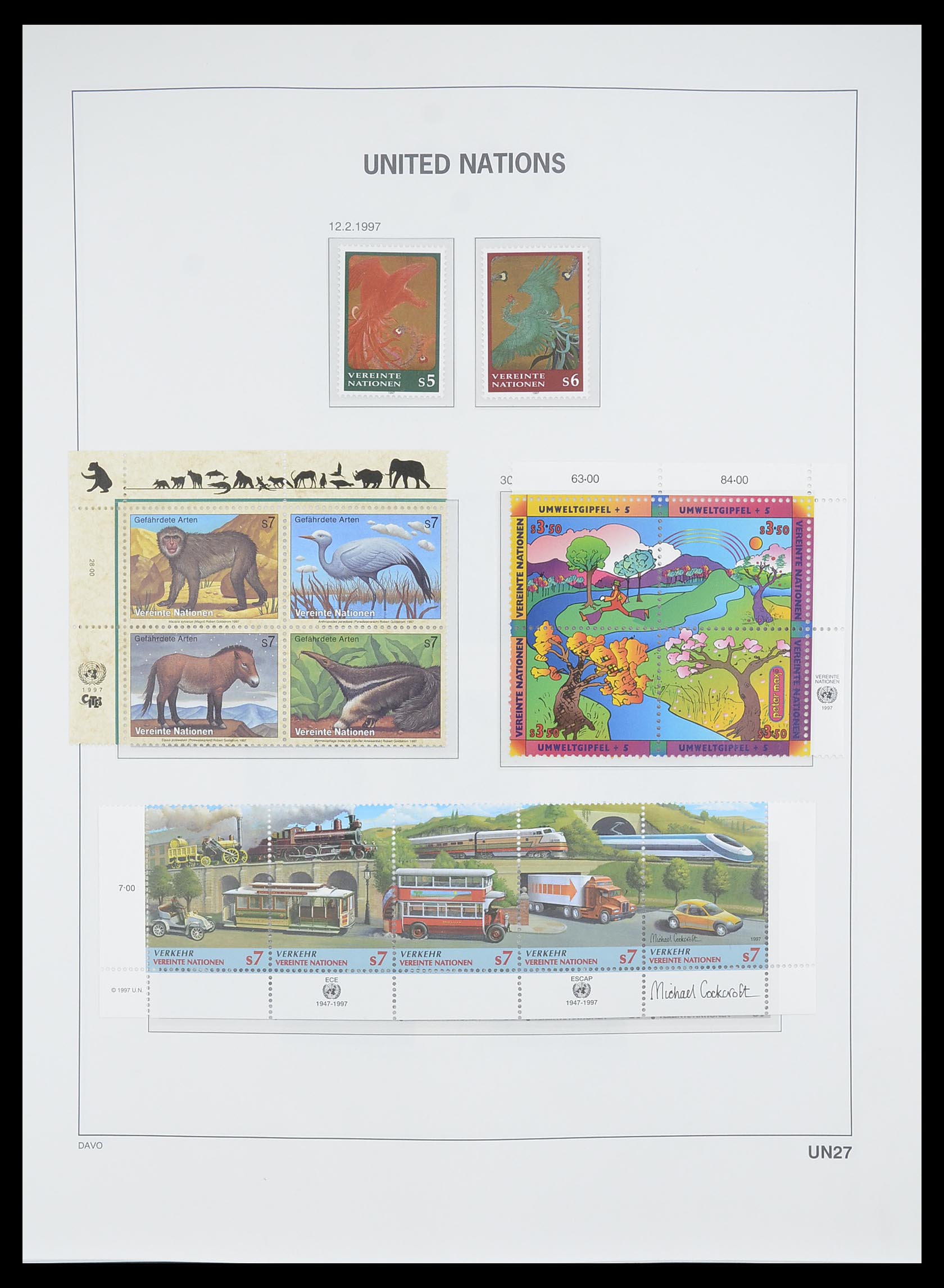 33535 174 - Postzegelverzameling 33535 Verenigde Naties 1951-2008.