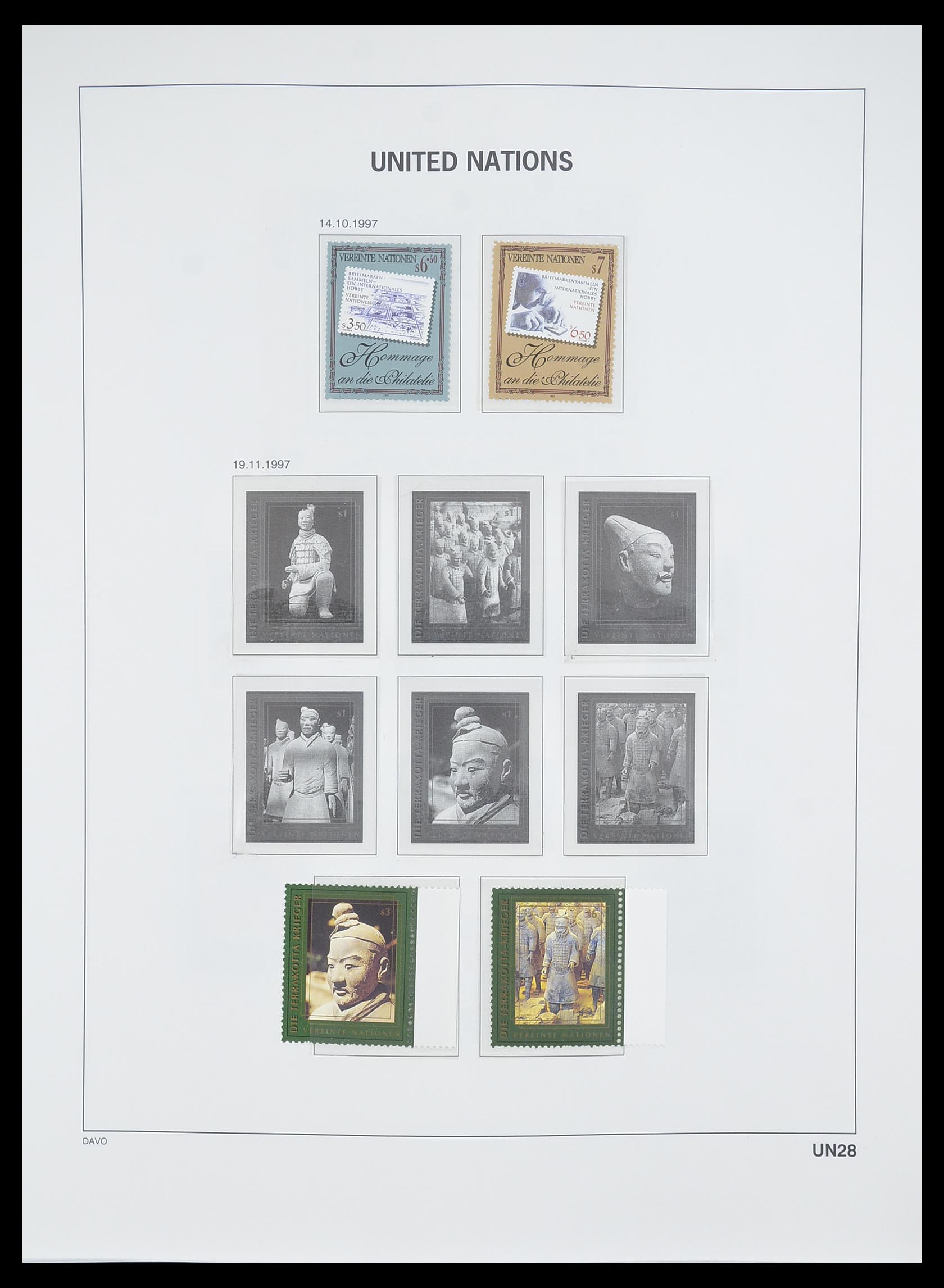 33535 175 - Postzegelverzameling 33535 Verenigde Naties 1951-2008.