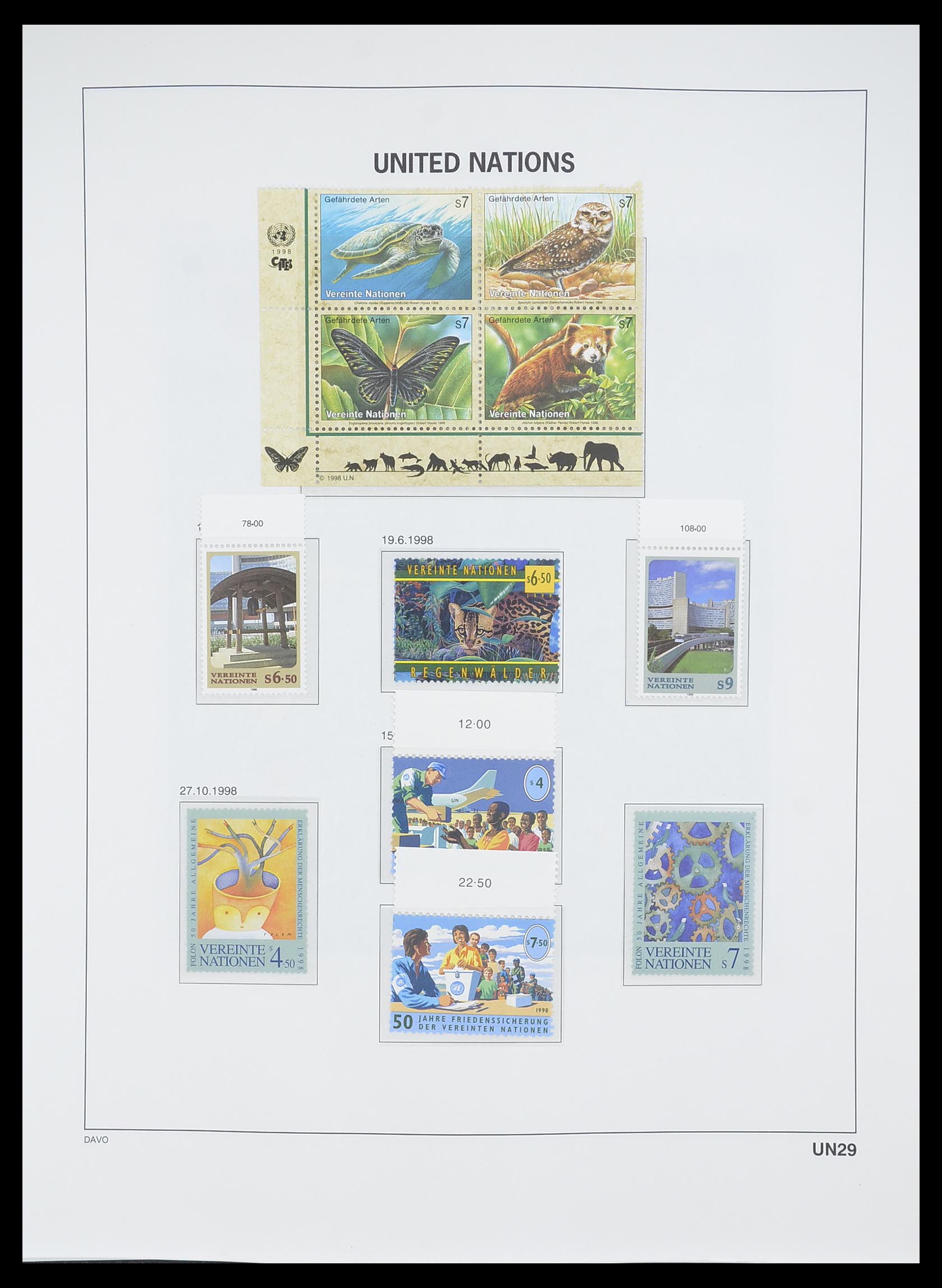33535 176 - Postzegelverzameling 33535 Verenigde Naties 1951-2008.