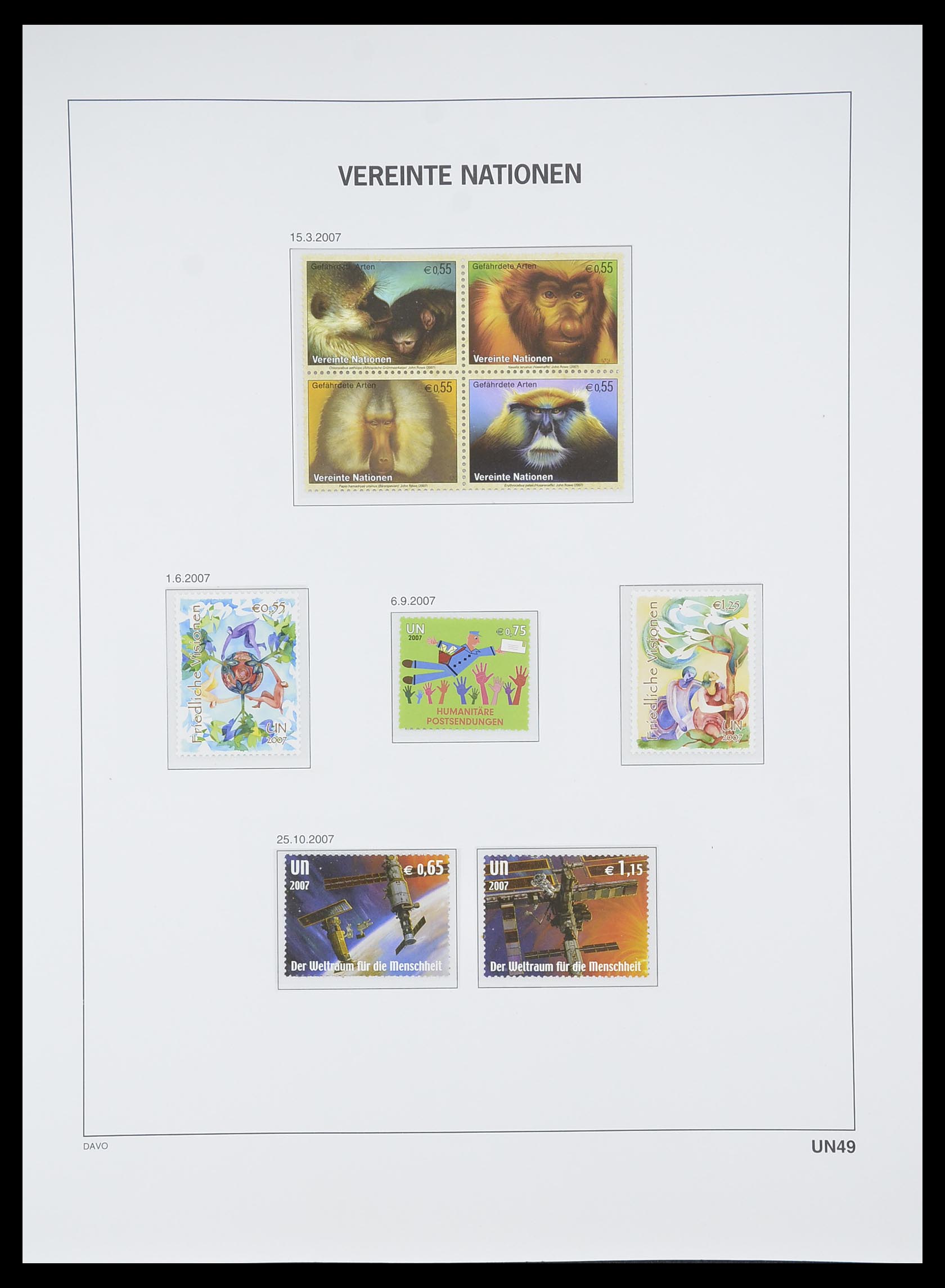 33535 196 - Postzegelverzameling 33535 Verenigde Naties 1951-2008.