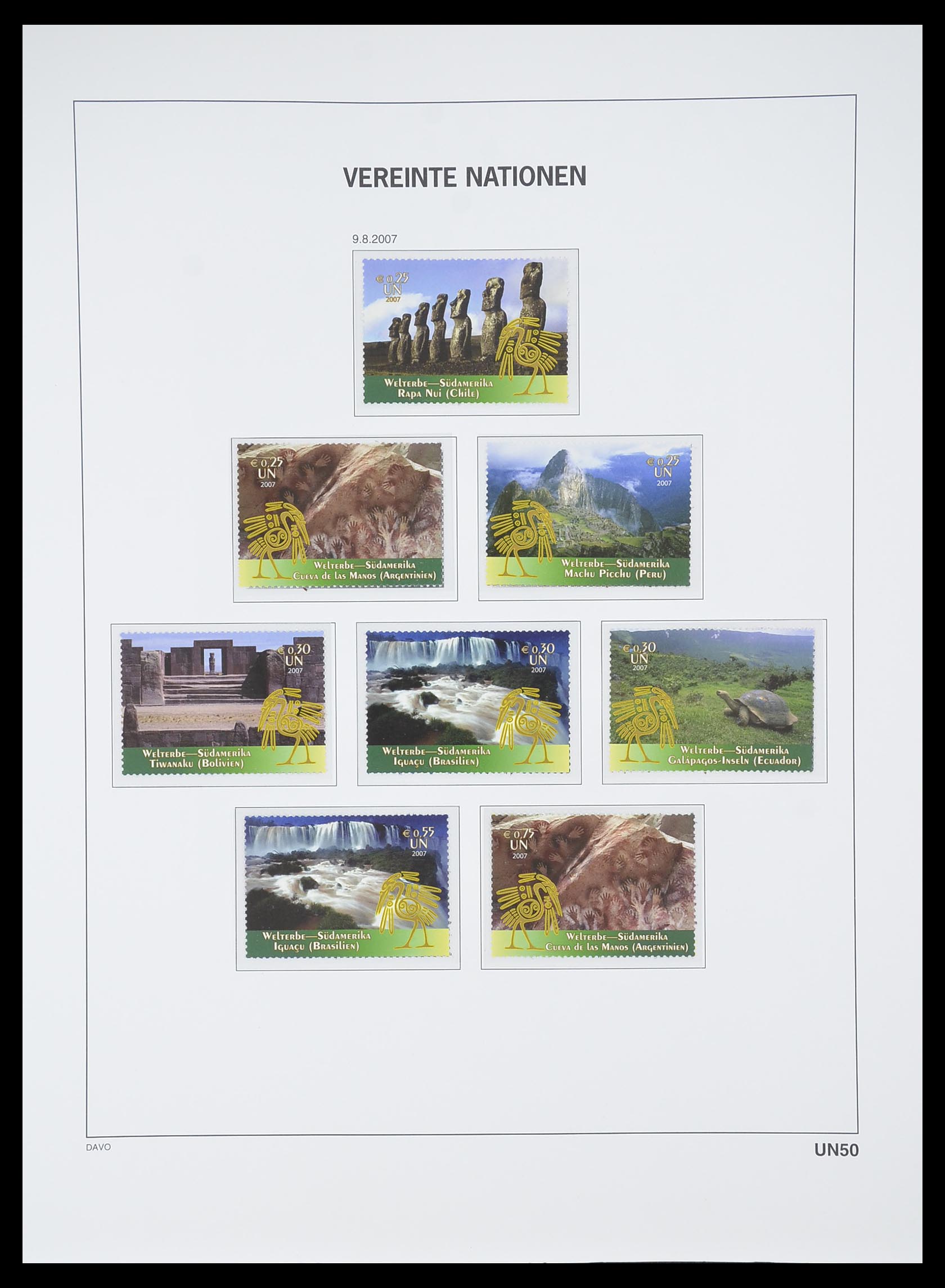 33535 197 - Postzegelverzameling 33535 Verenigde Naties 1951-2008.