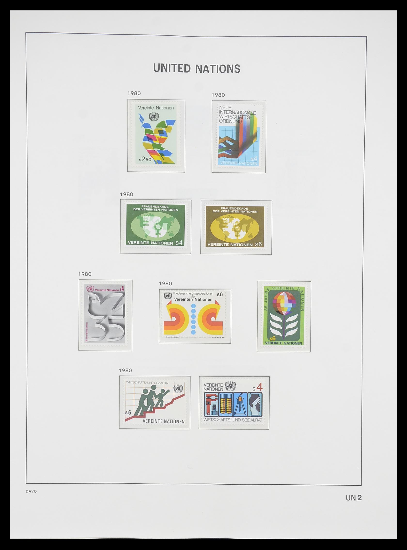 33535 221 - Postzegelverzameling 33535 Verenigde Naties 1951-2008.