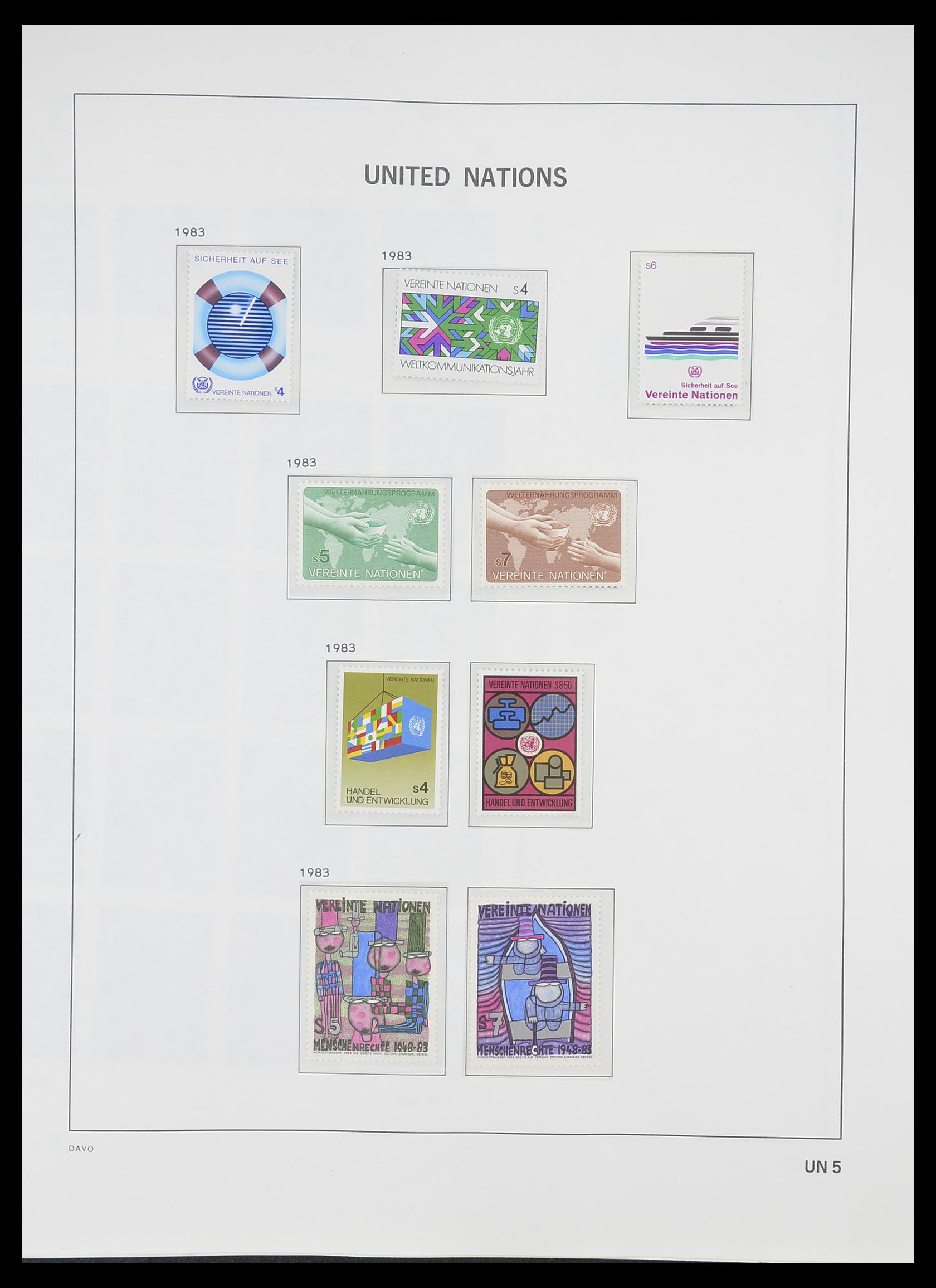 33535 225 - Postzegelverzameling 33535 Verenigde Naties 1951-2008.