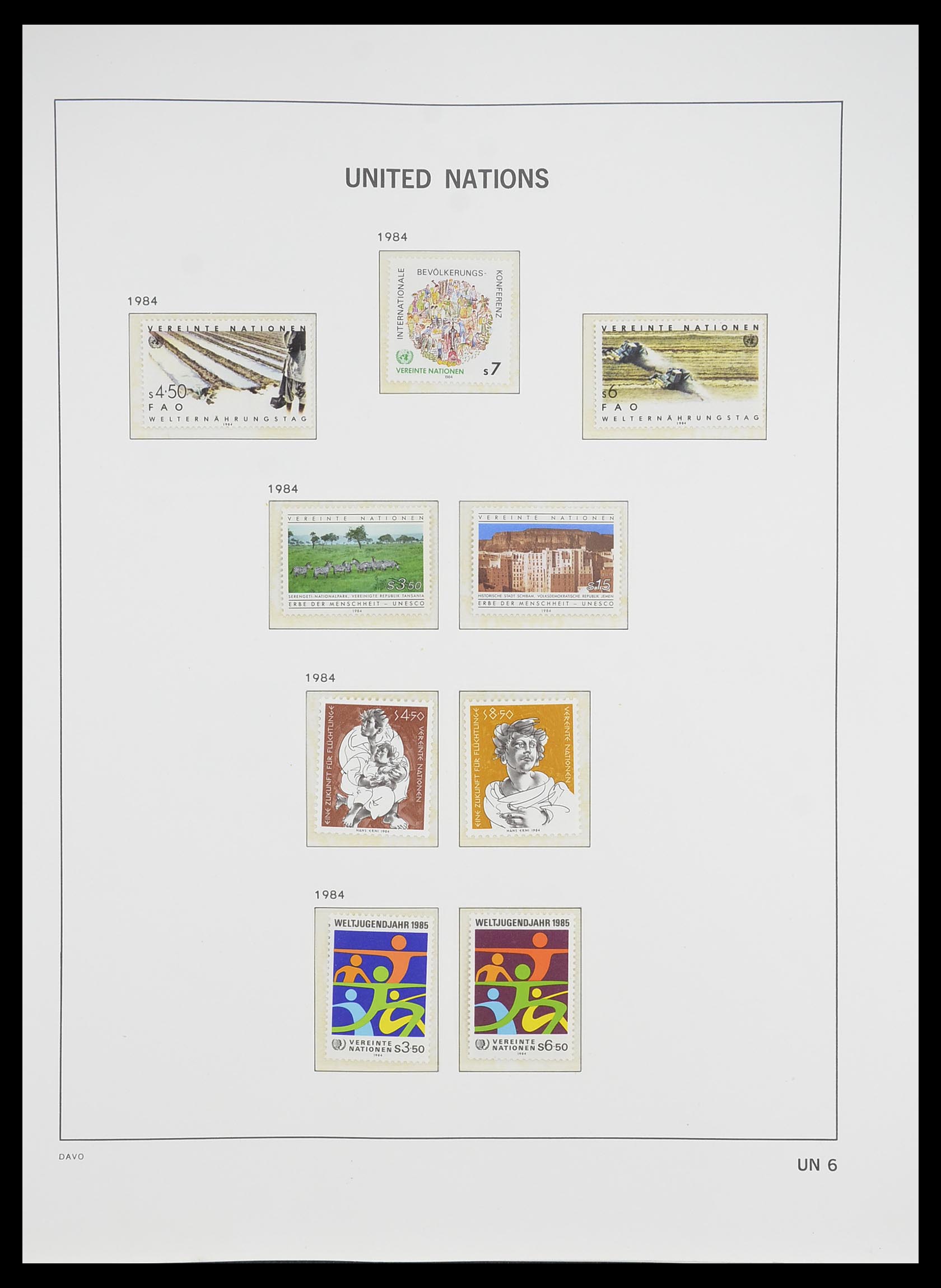 33535 226 - Postzegelverzameling 33535 Verenigde Naties 1951-2008.