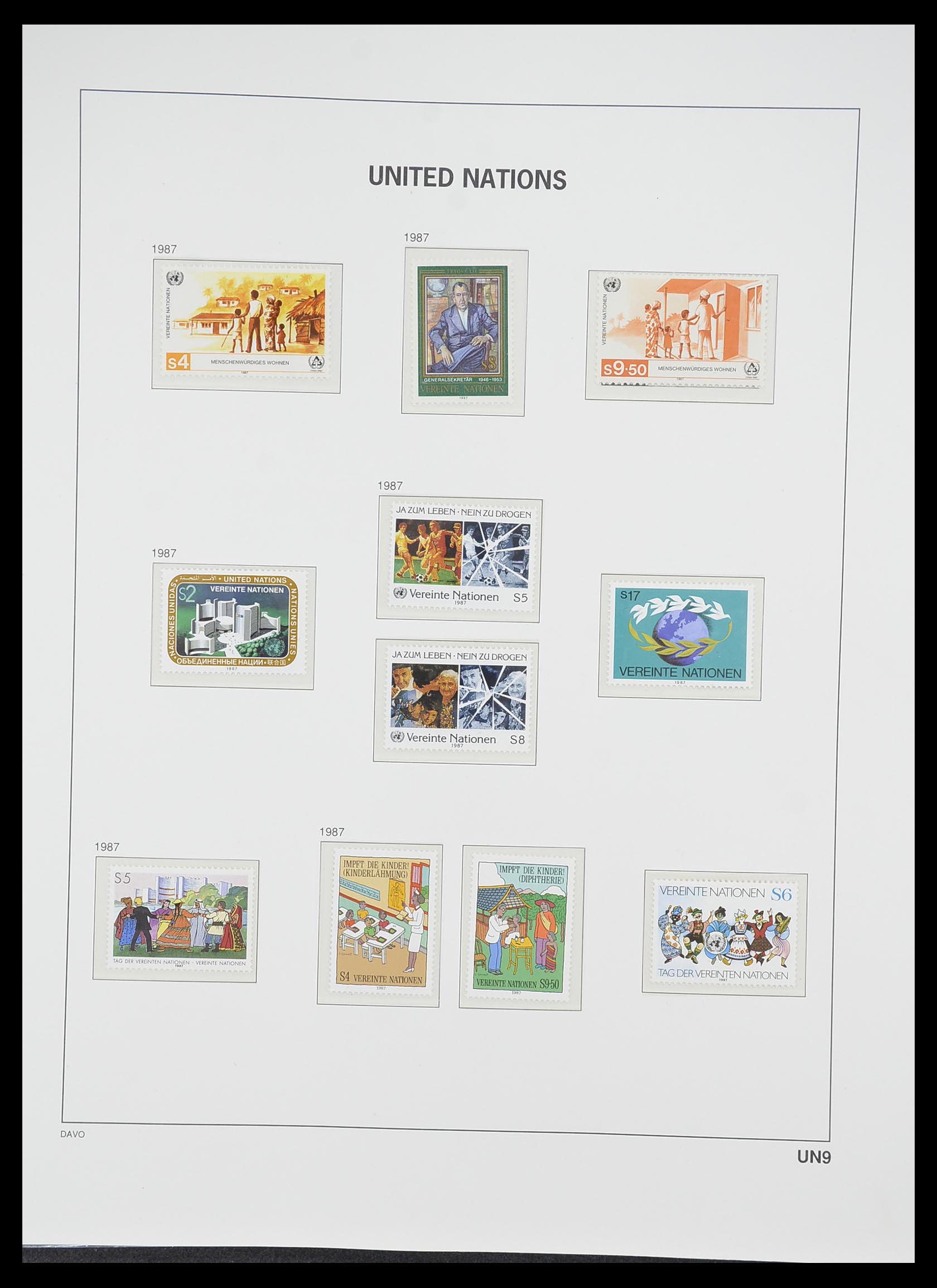 33535 232 - Postzegelverzameling 33535 Verenigde Naties 1951-2008.