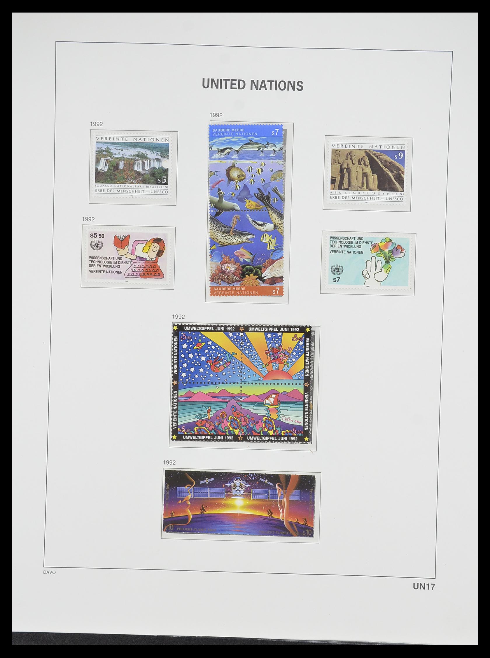 33535 251 - Postzegelverzameling 33535 Verenigde Naties 1951-2008.