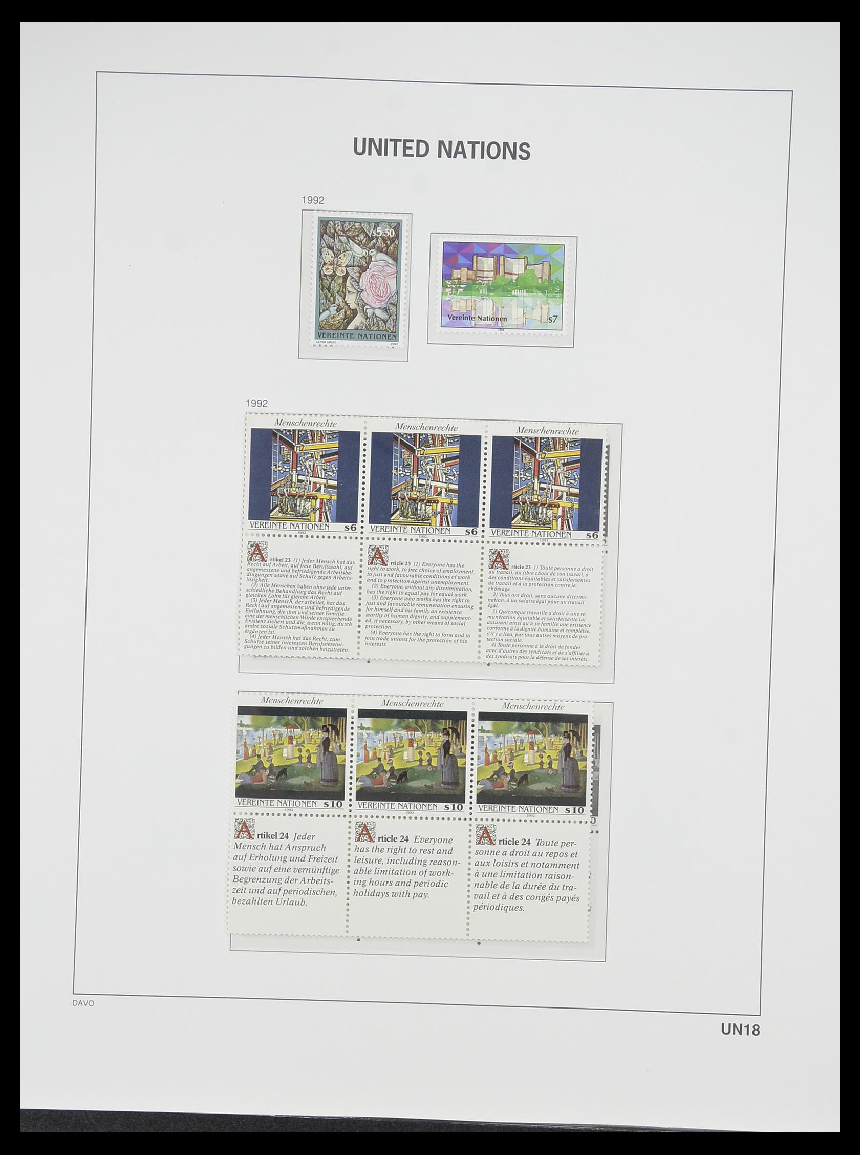 33535 252 - Postzegelverzameling 33535 Verenigde Naties 1951-2008.