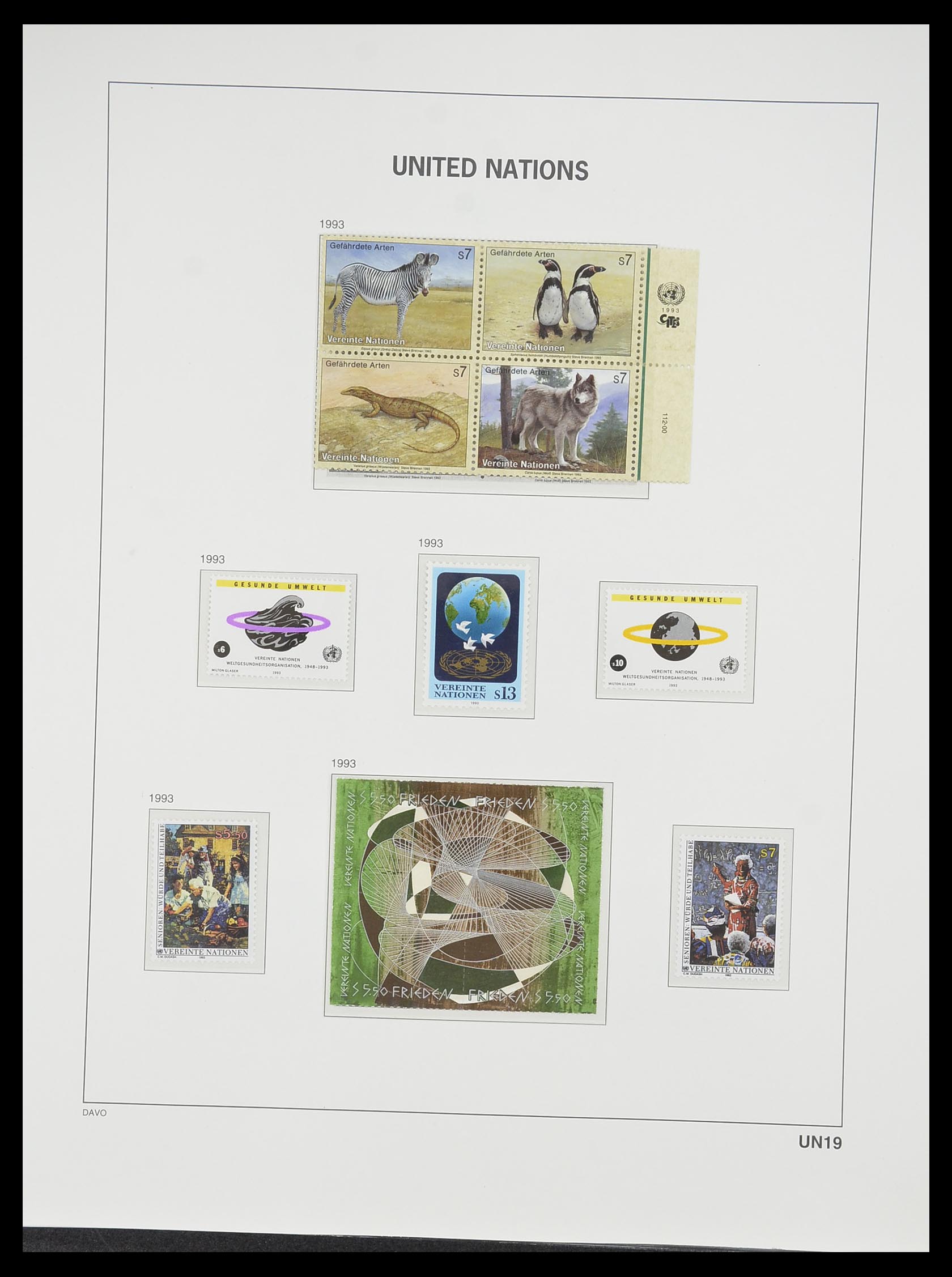 33535 253 - Postzegelverzameling 33535 Verenigde Naties 1951-2008.