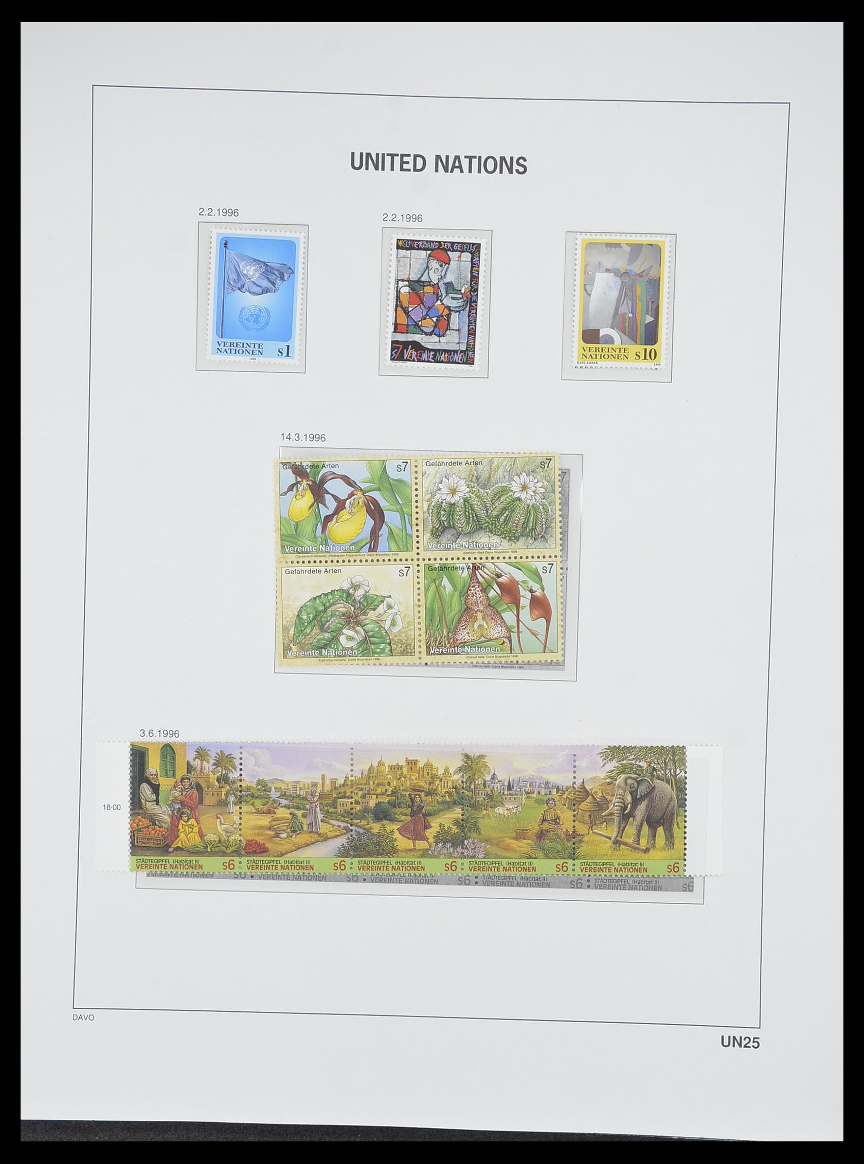 33535 258 - Postzegelverzameling 33535 Verenigde Naties 1951-2008.