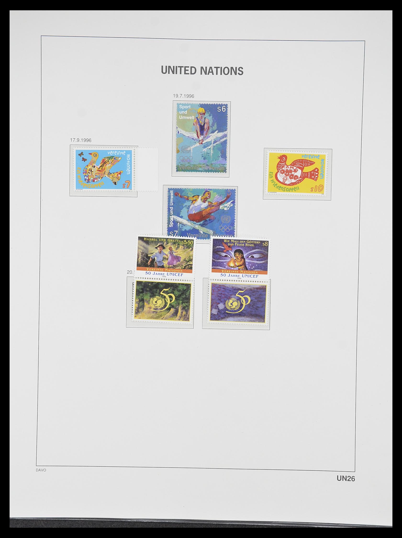 33535 260 - Postzegelverzameling 33535 Verenigde Naties 1951-2008.