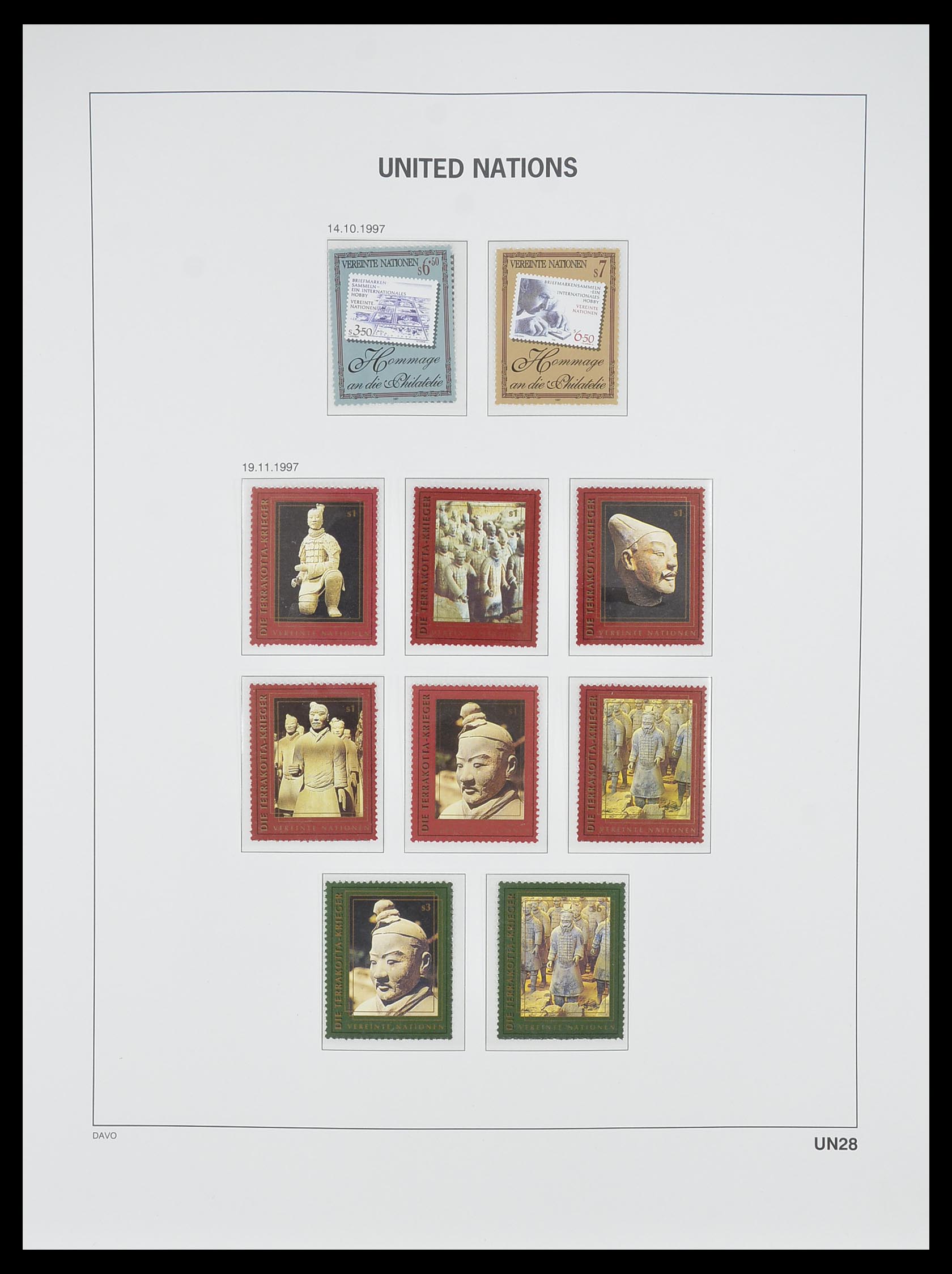 33535 263 - Postzegelverzameling 33535 Verenigde Naties 1951-2008.