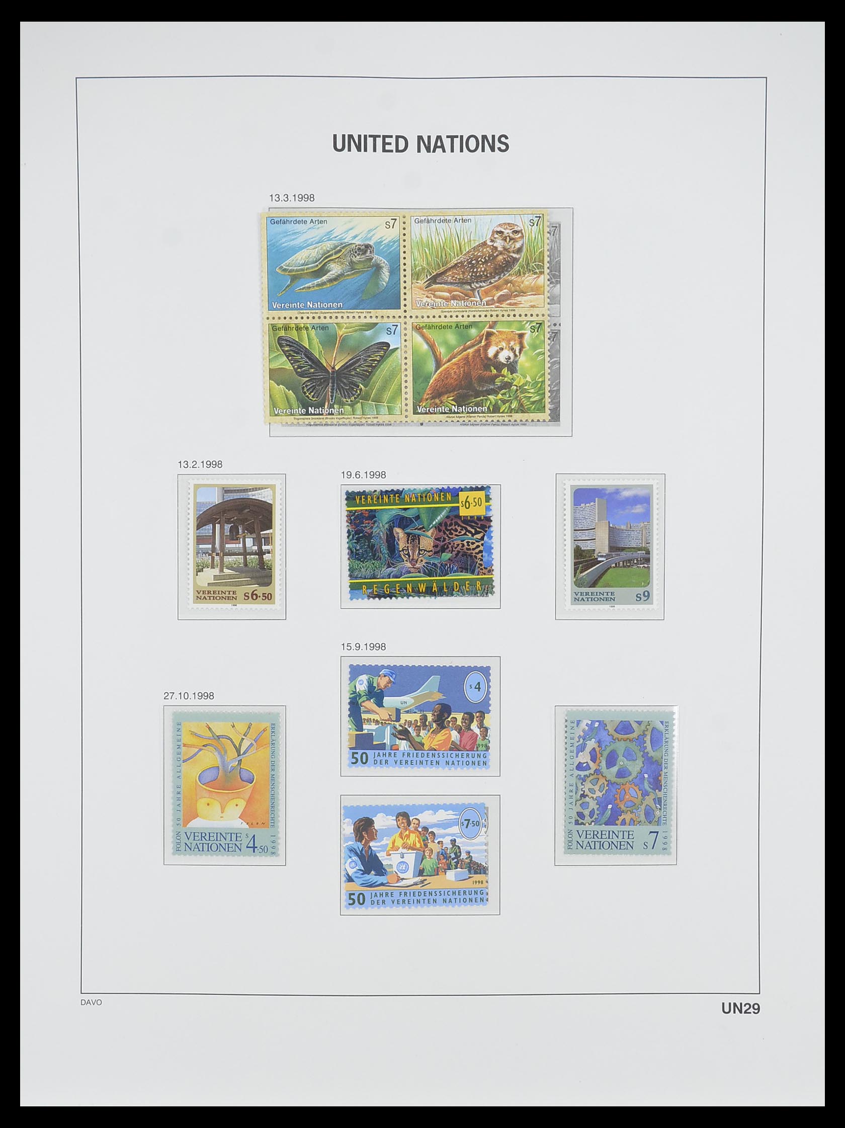 33535 264 - Postzegelverzameling 33535 Verenigde Naties 1951-2008.