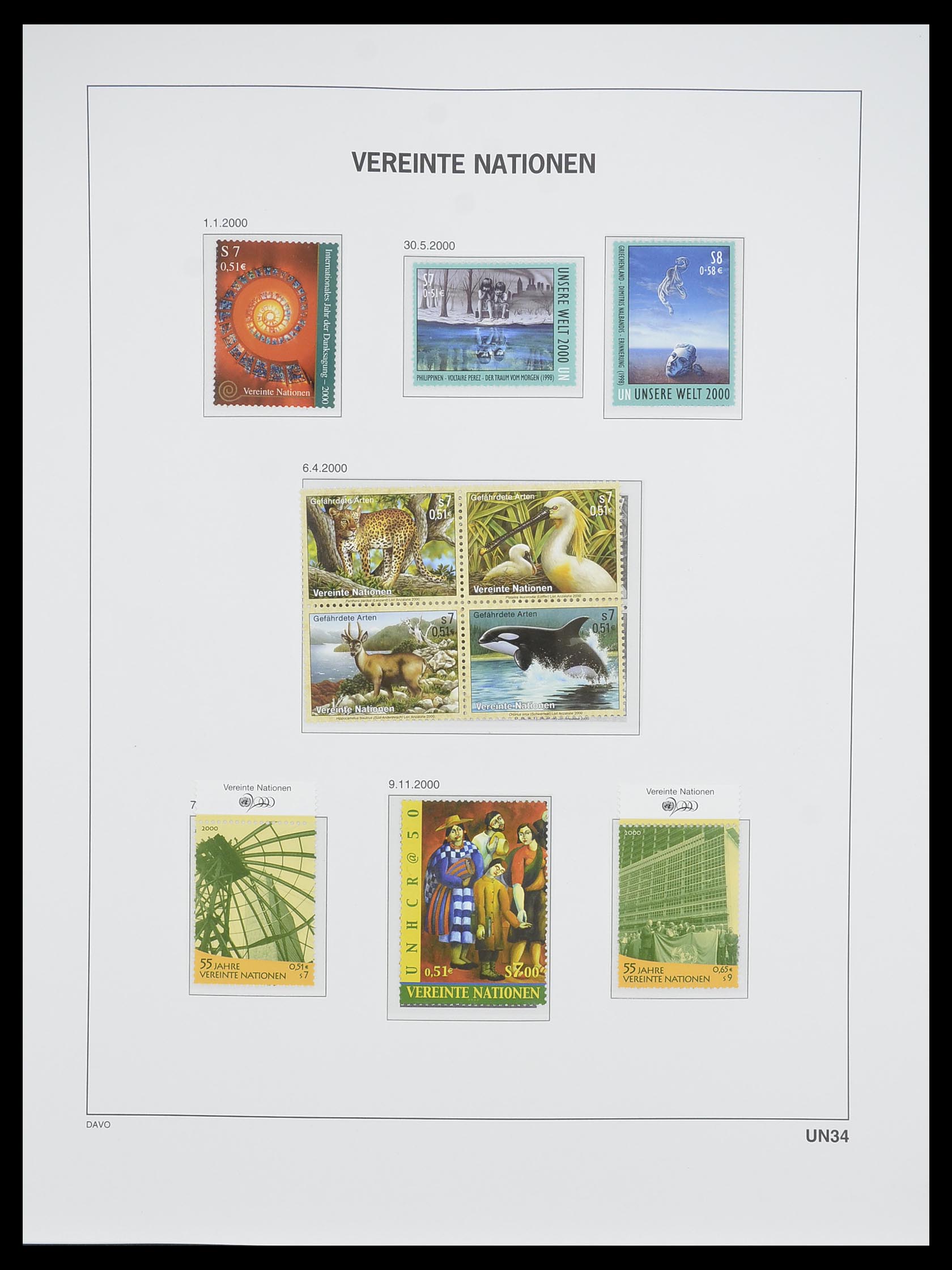 33535 269 - Postzegelverzameling 33535 Verenigde Naties 1951-2008.