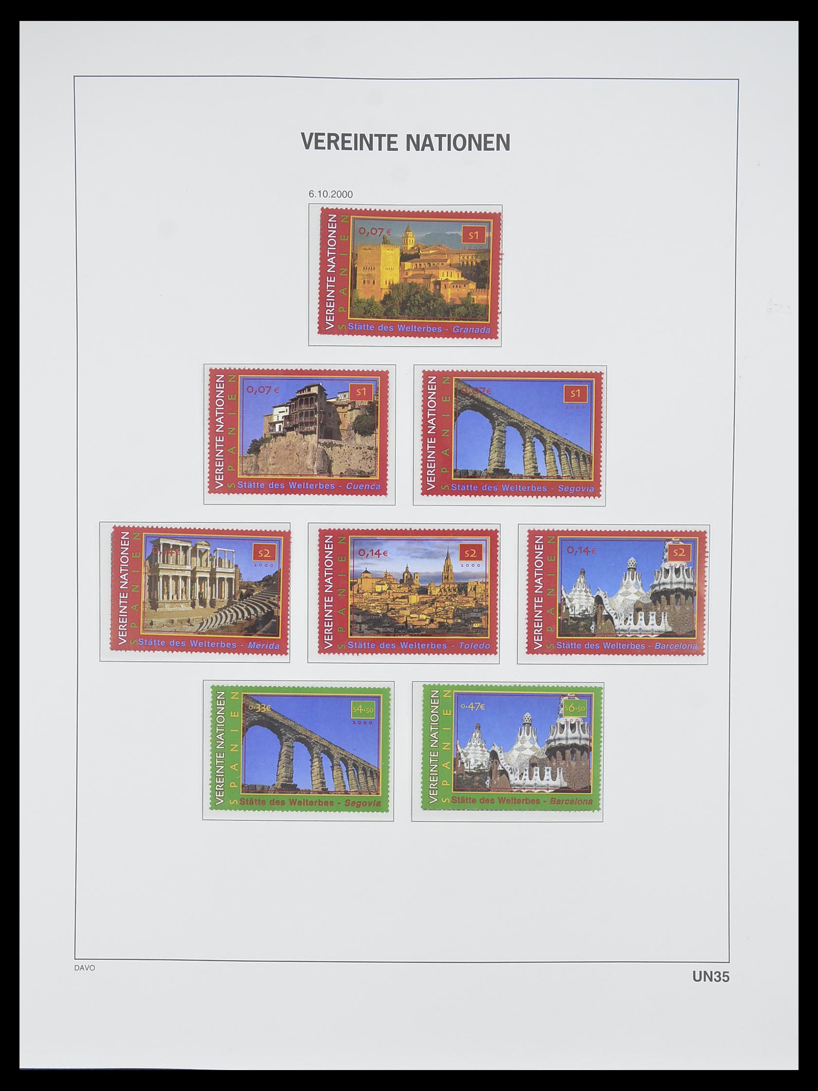 33535 270 - Postzegelverzameling 33535 Verenigde Naties 1951-2008.