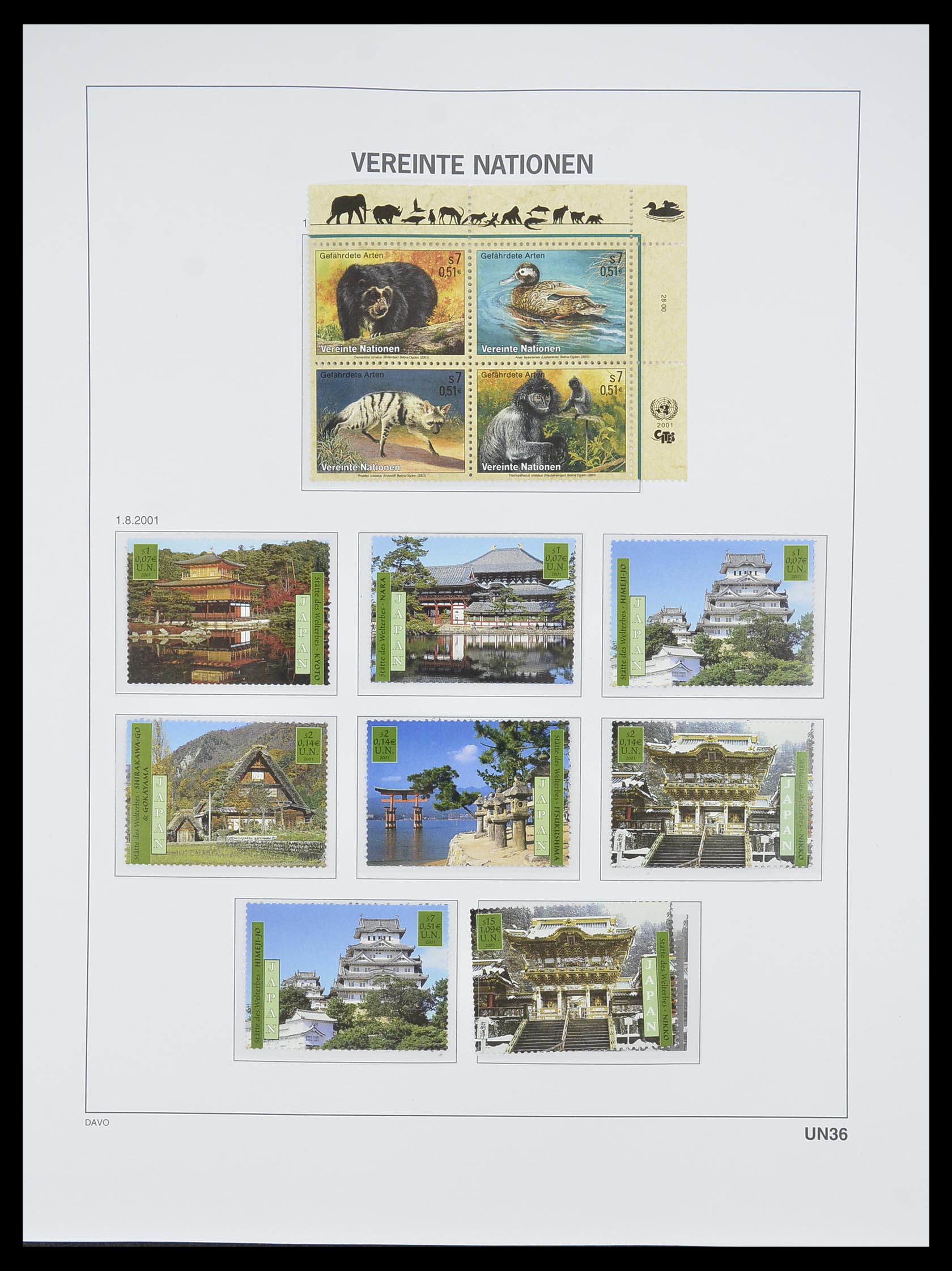33535 271 - Postzegelverzameling 33535 Verenigde Naties 1951-2008.