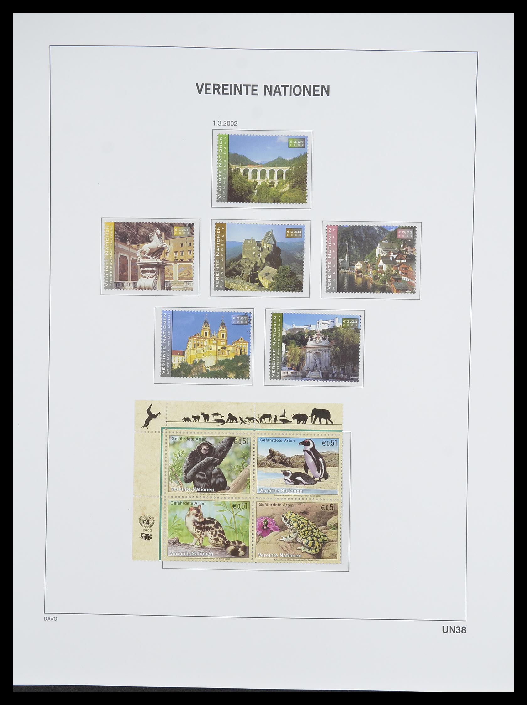 33535 273 - Postzegelverzameling 33535 Verenigde Naties 1951-2008.