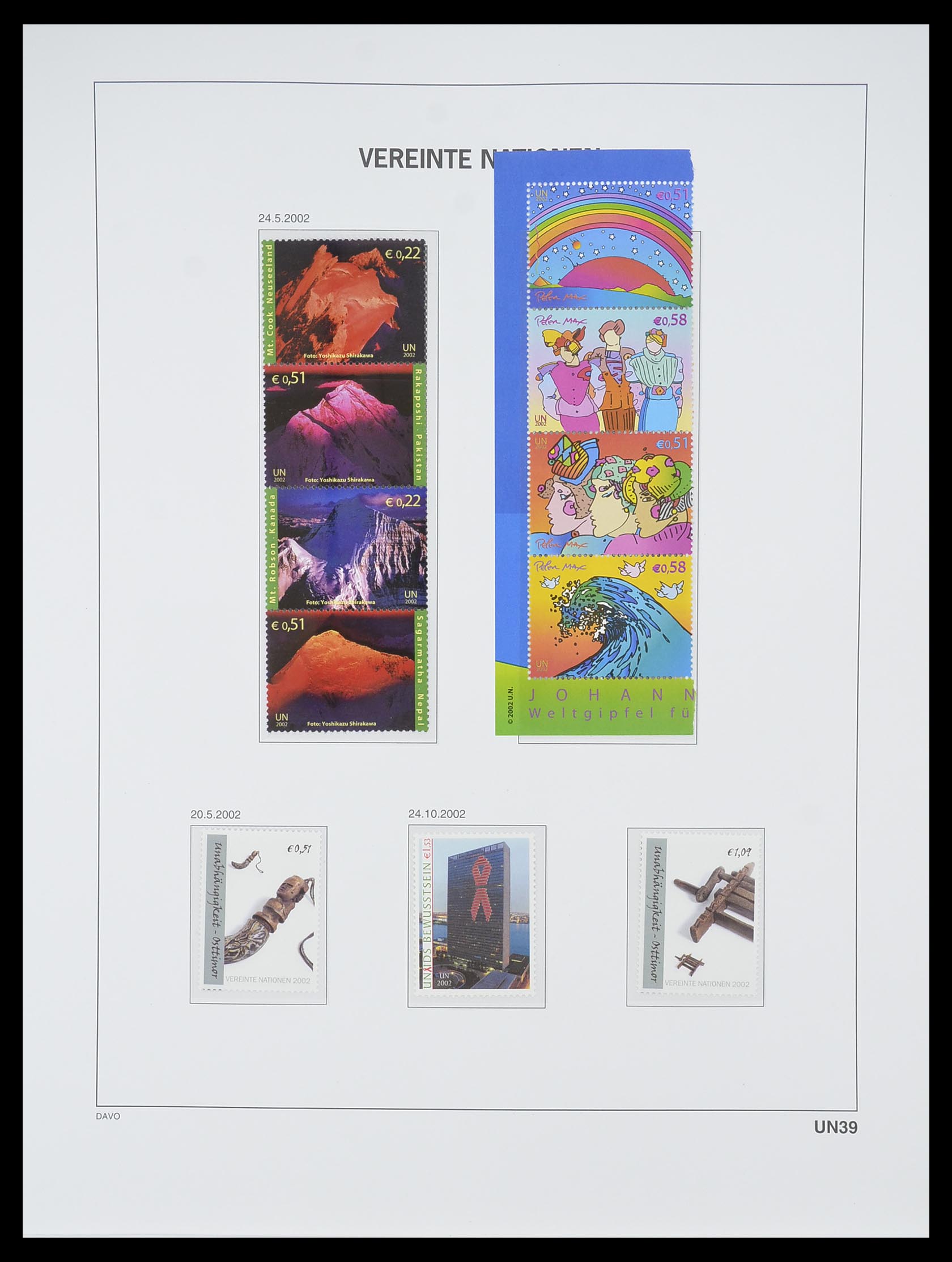 33535 275 - Postzegelverzameling 33535 Verenigde Naties 1951-2008.