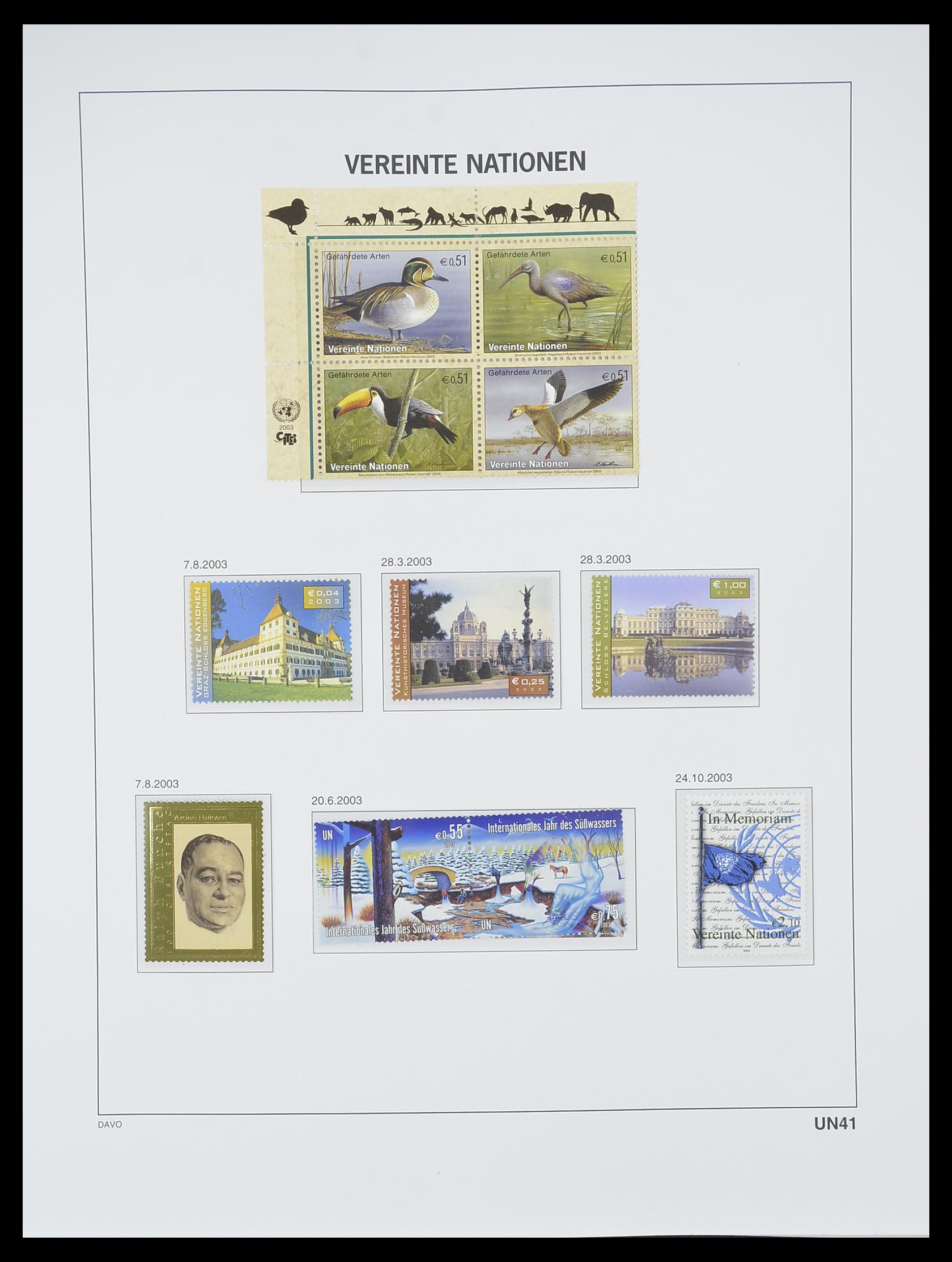33535 277 - Postzegelverzameling 33535 Verenigde Naties 1951-2008.