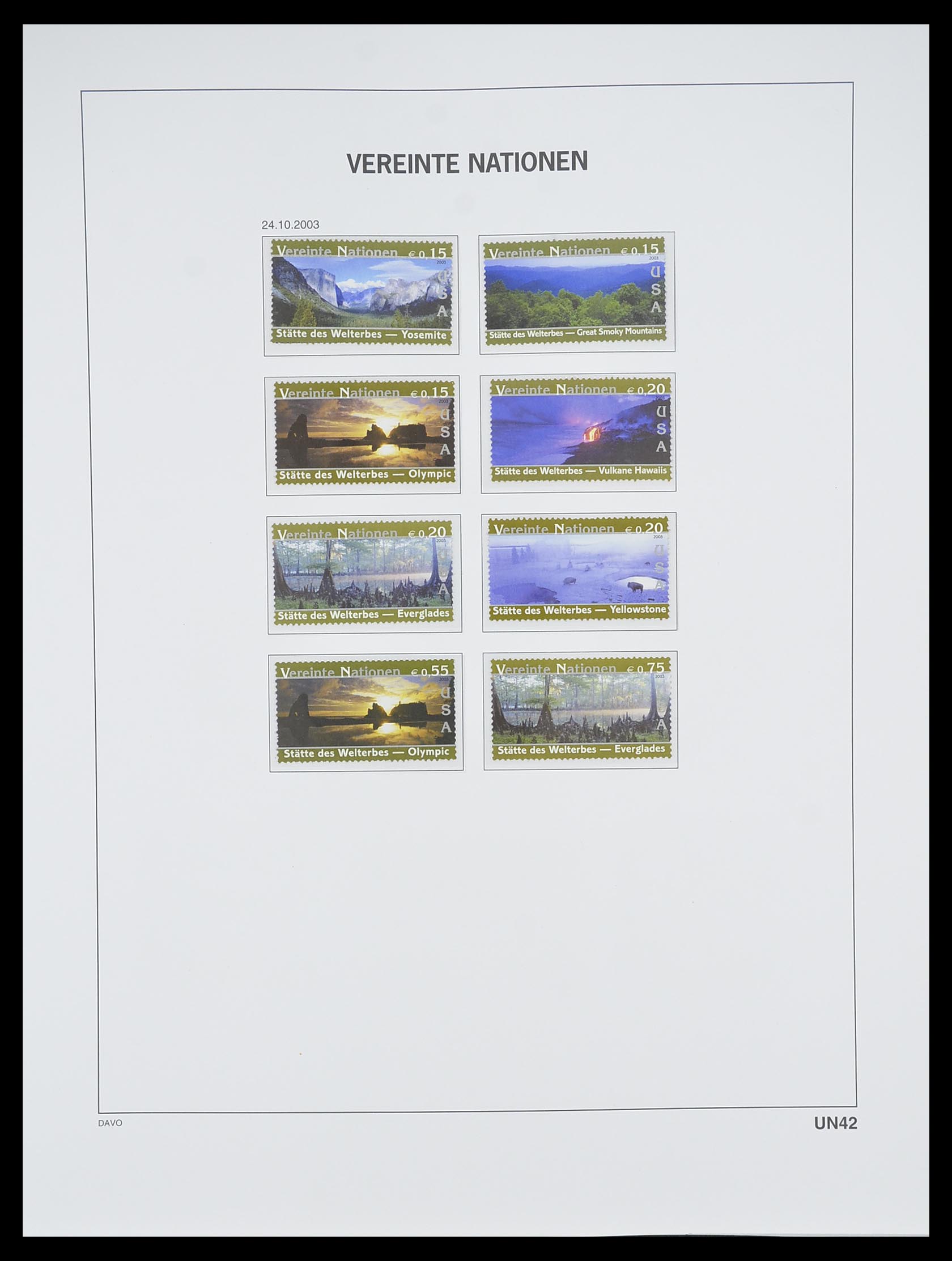 33535 278 - Postzegelverzameling 33535 Verenigde Naties 1951-2008.