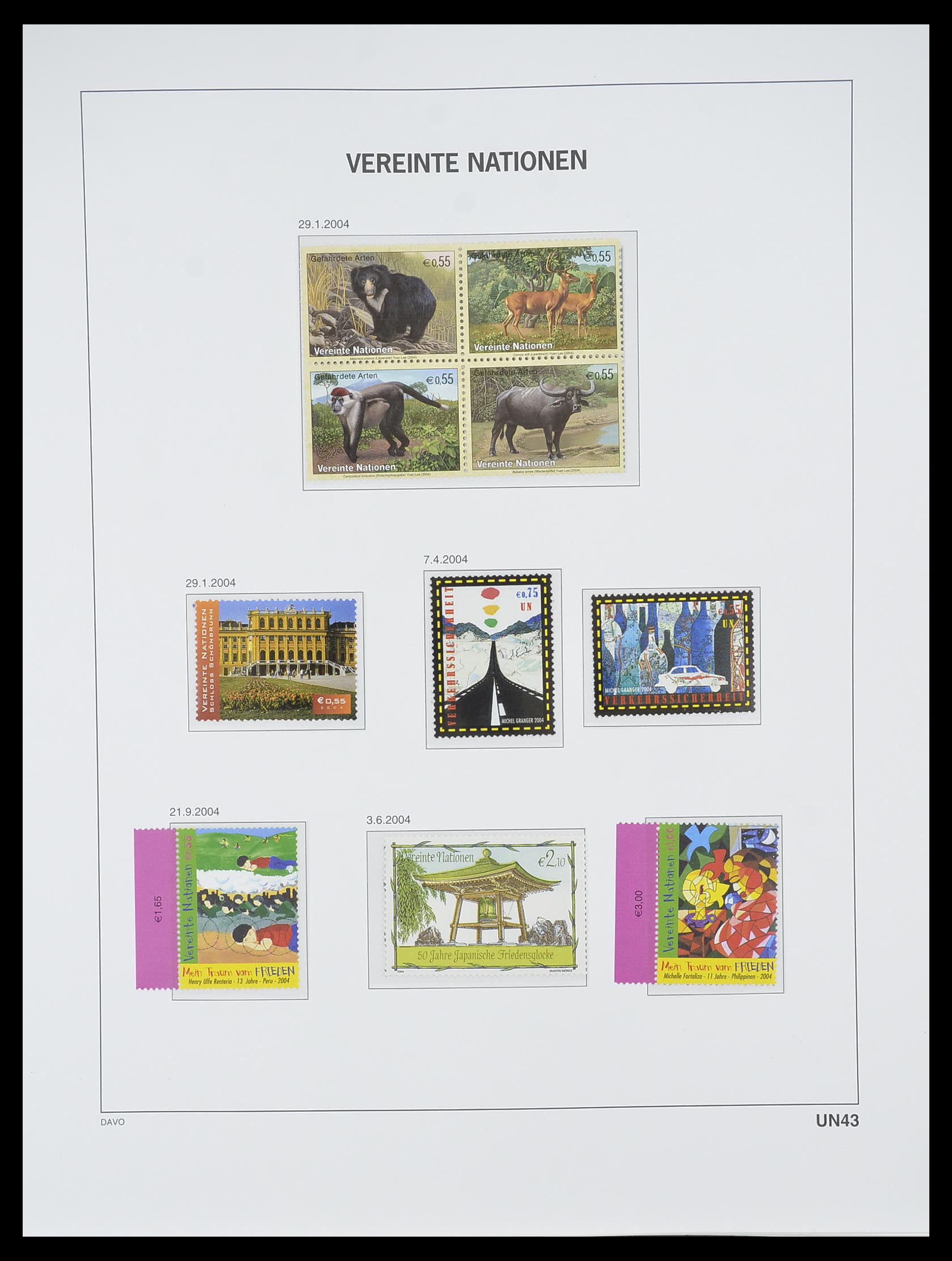 33535 279 - Postzegelverzameling 33535 Verenigde Naties 1951-2008.