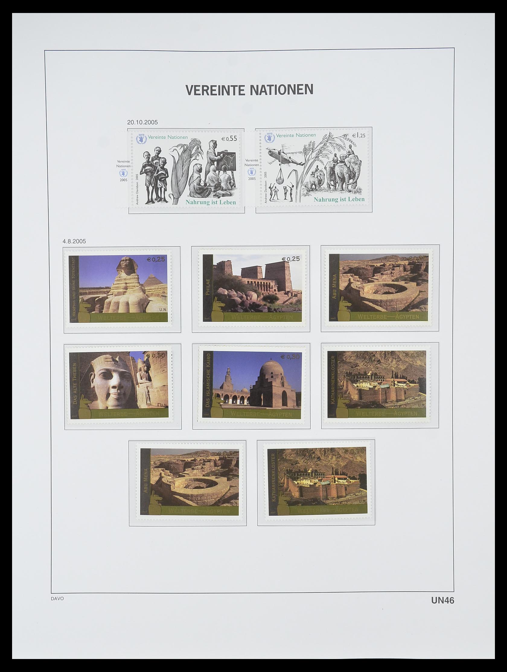 33535 282 - Postzegelverzameling 33535 Verenigde Naties 1951-2008.