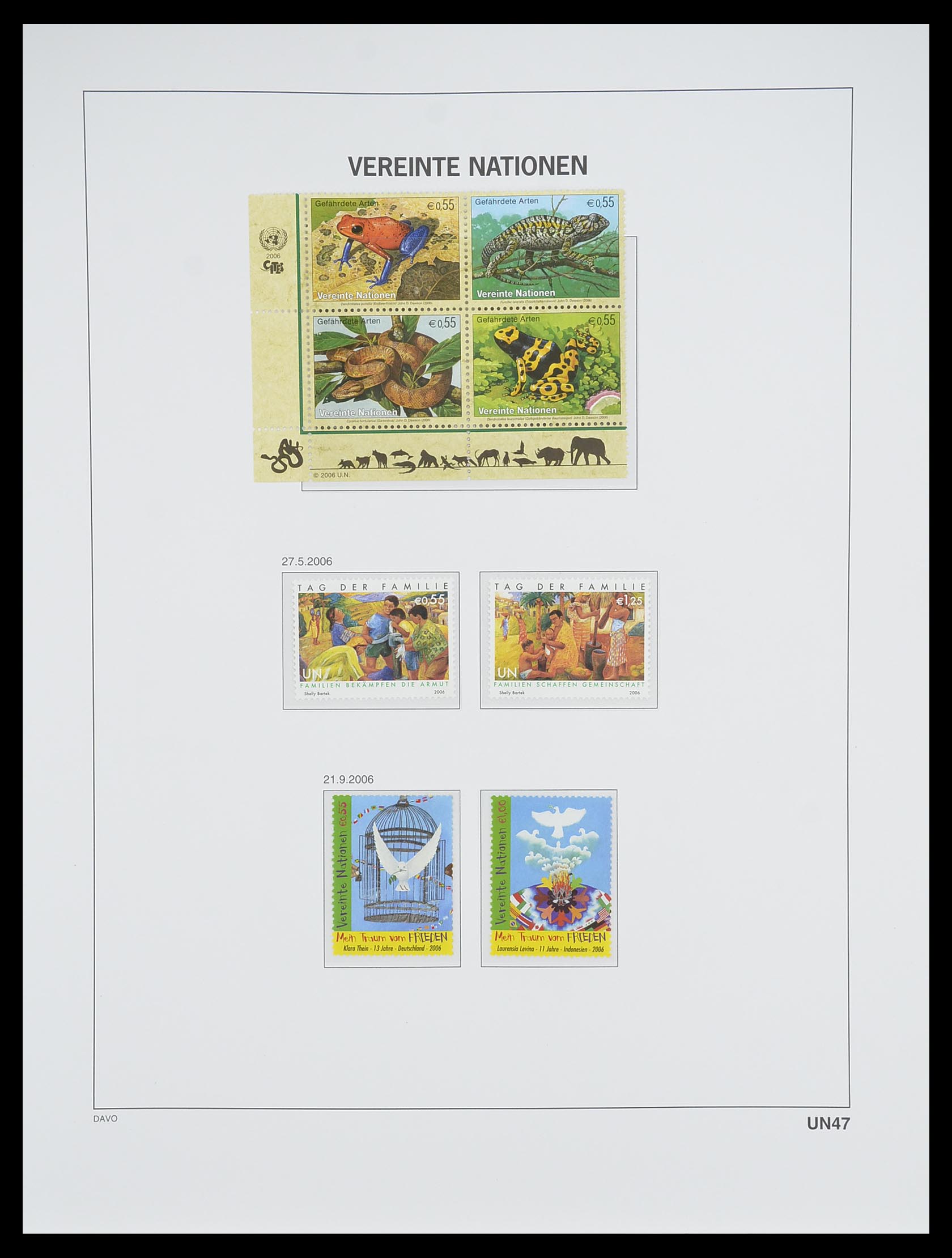 33535 283 - Postzegelverzameling 33535 Verenigde Naties 1951-2008.