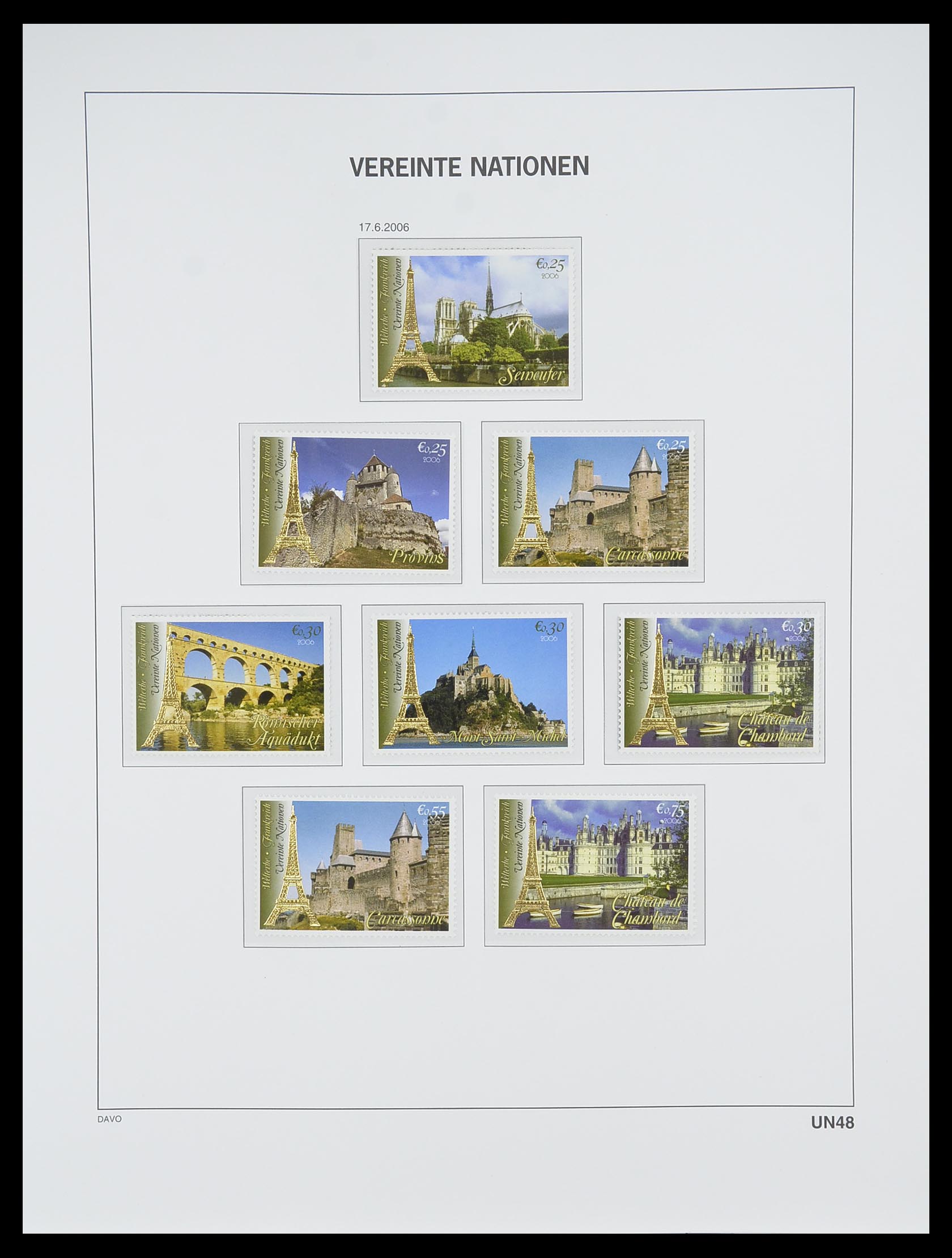 33535 284 - Postzegelverzameling 33535 Verenigde Naties 1951-2008.