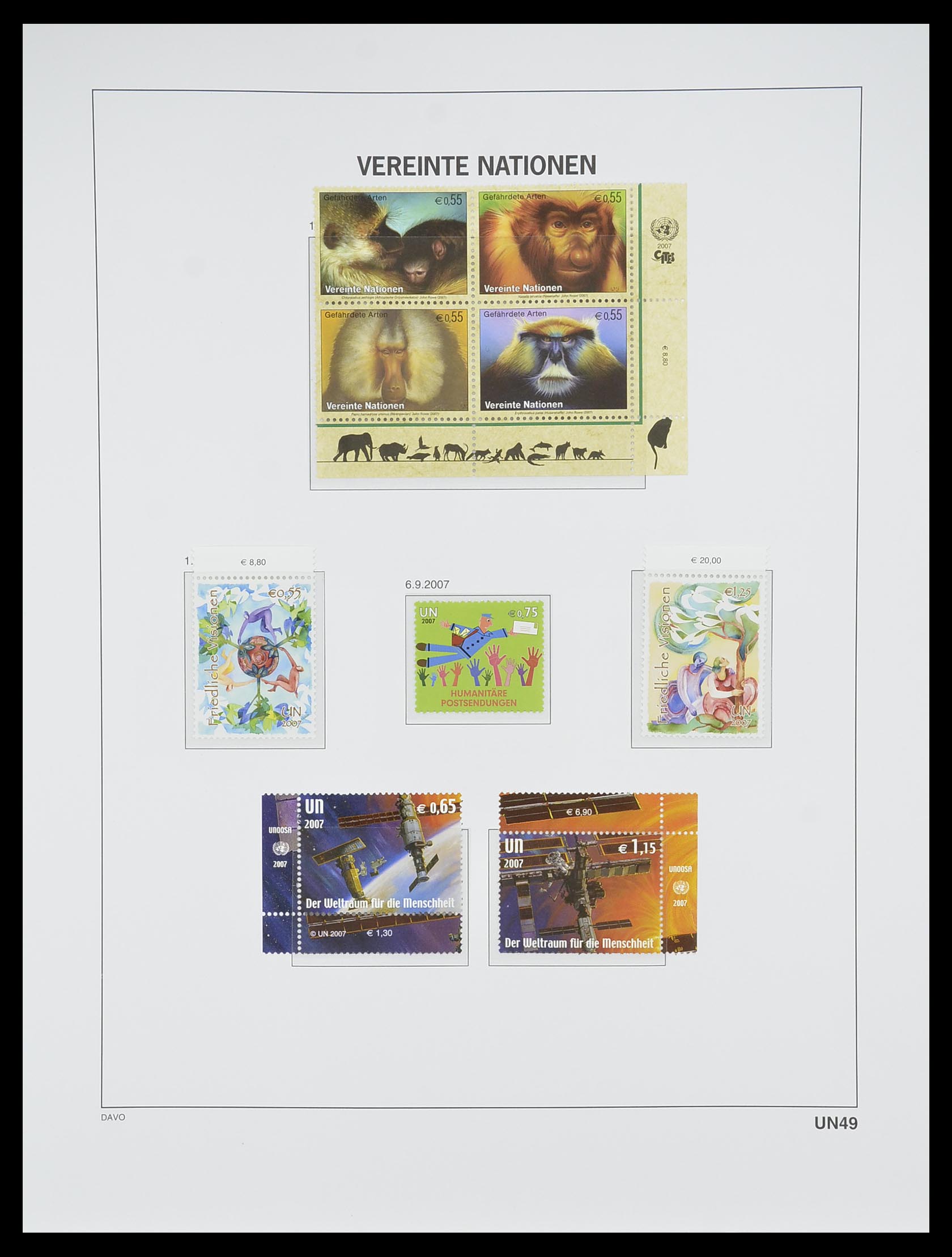 33535 285 - Postzegelverzameling 33535 Verenigde Naties 1951-2008.