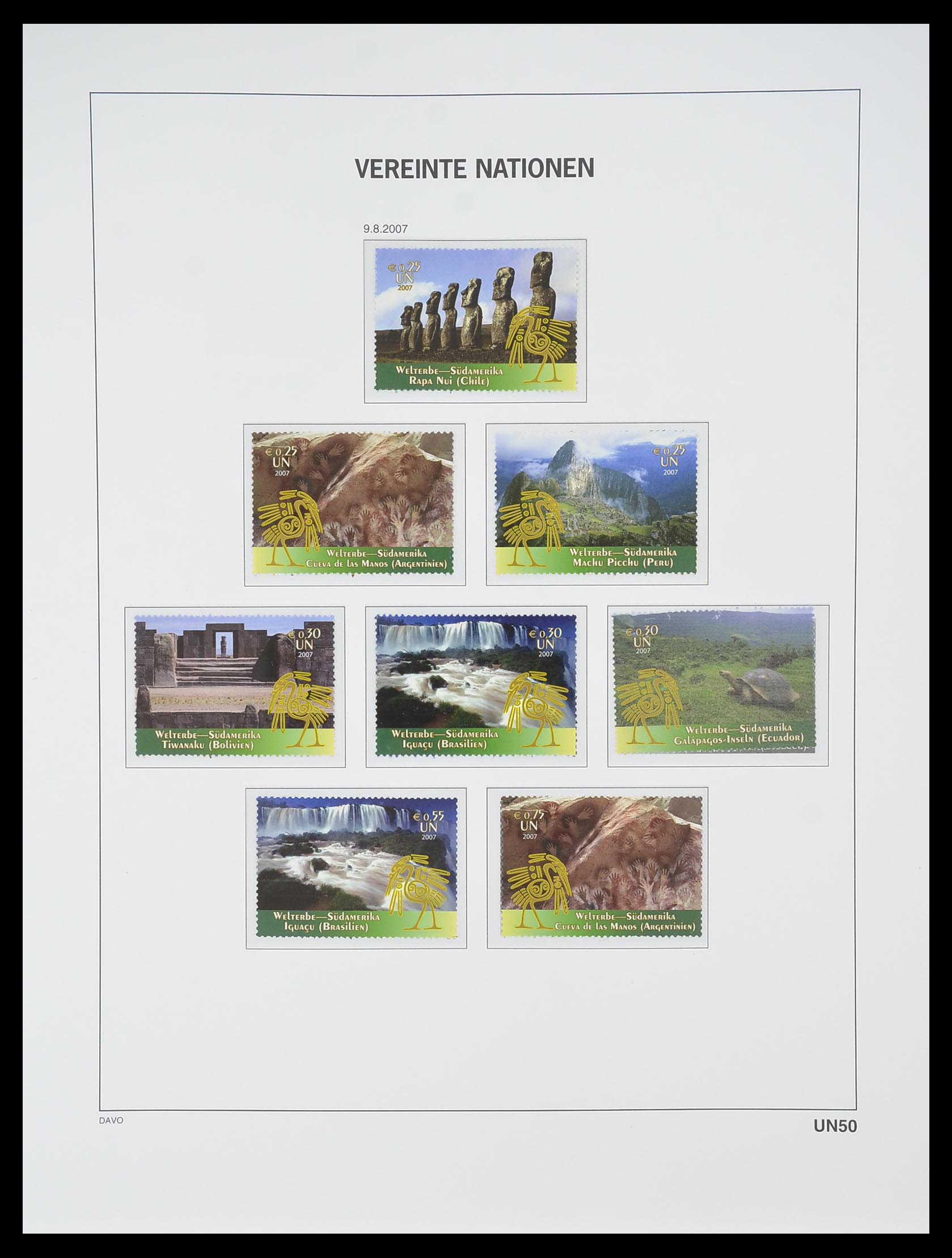 33535 286 - Postzegelverzameling 33535 Verenigde Naties 1951-2008.
