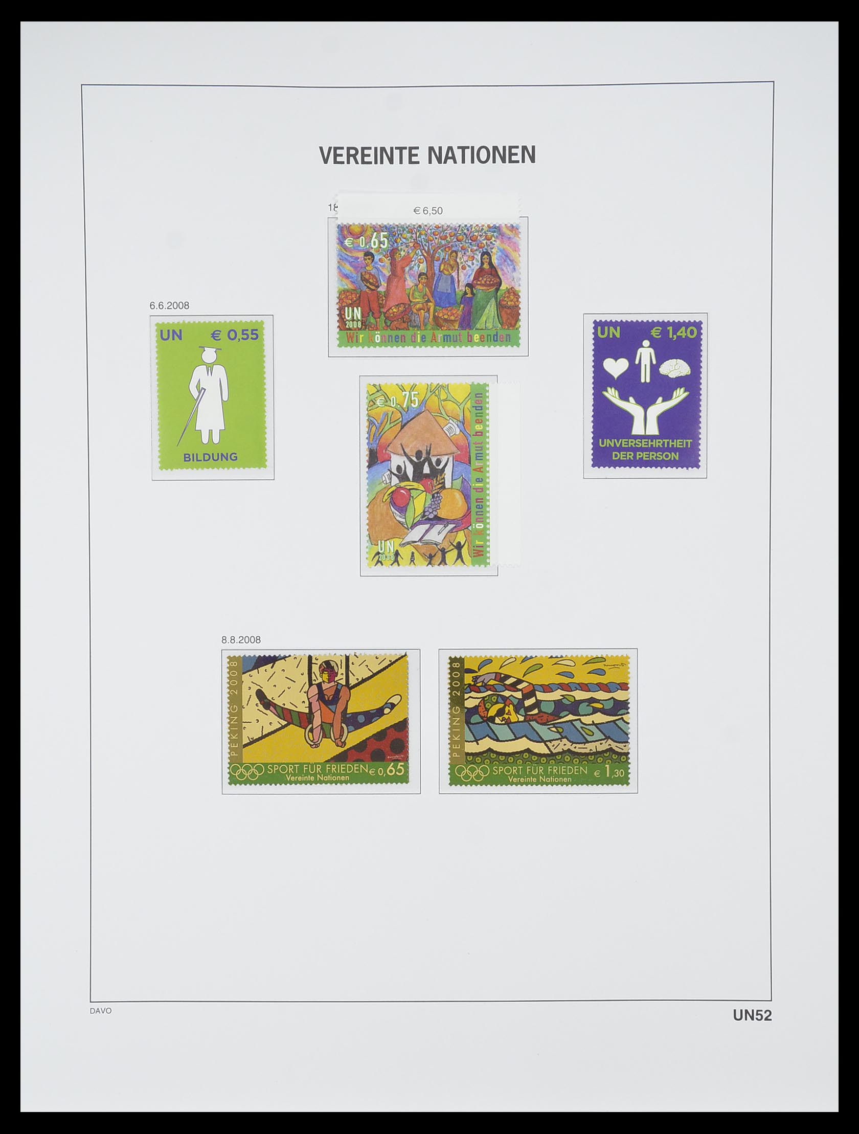 33535 289 - Postzegelverzameling 33535 Verenigde Naties 1951-2008.