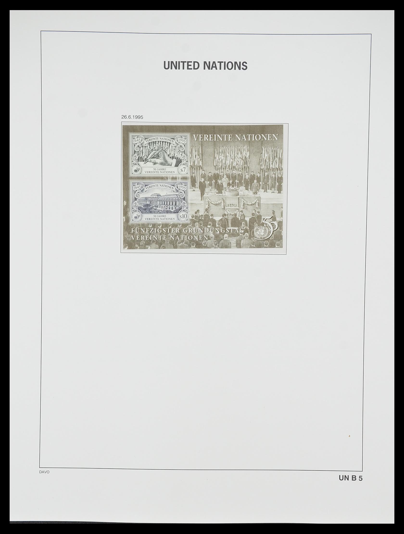 33535 297 - Postzegelverzameling 33535 Verenigde Naties 1951-2008.