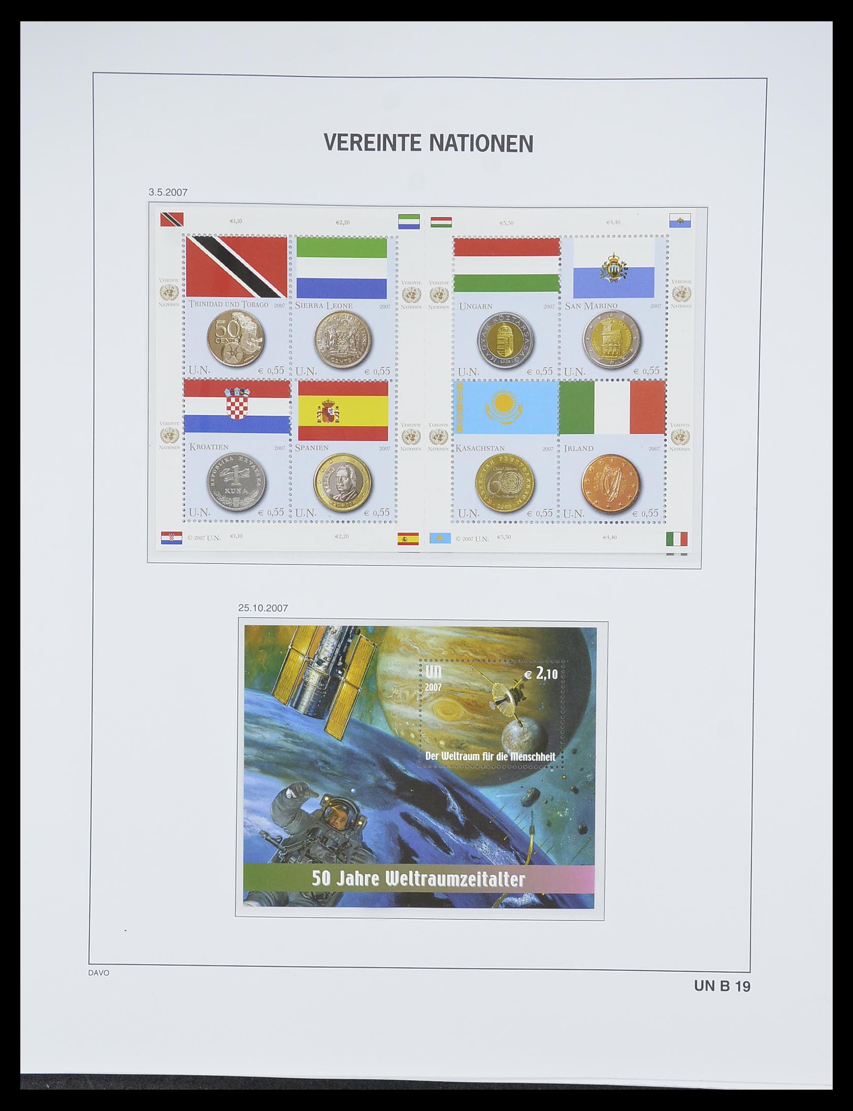 33535 315 - Postzegelverzameling 33535 Verenigde Naties 1951-2008.